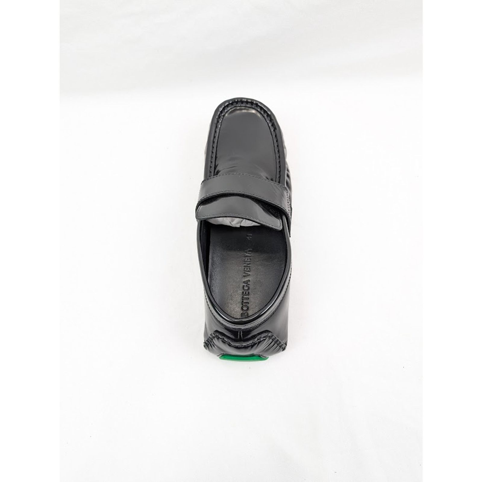 Bottega Veneta o1rshd1 Latex Lux Ride Loafers in Black-Parakeet Size US 11 / EU 44 - 13 Thumbnail