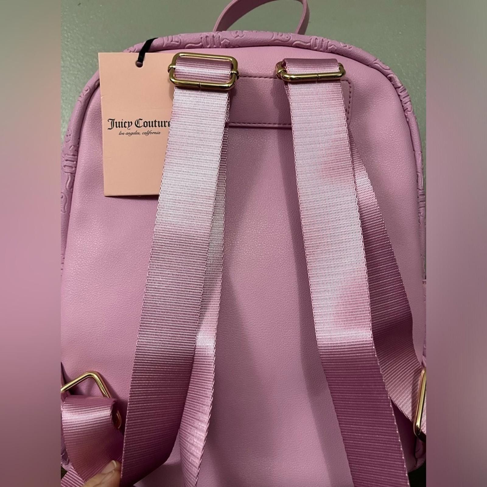 Juicy Couture Jeans Juicy Couture Heartless Backpack Pink fondant NWT Size ONE SIZE - 4 Thumbnail