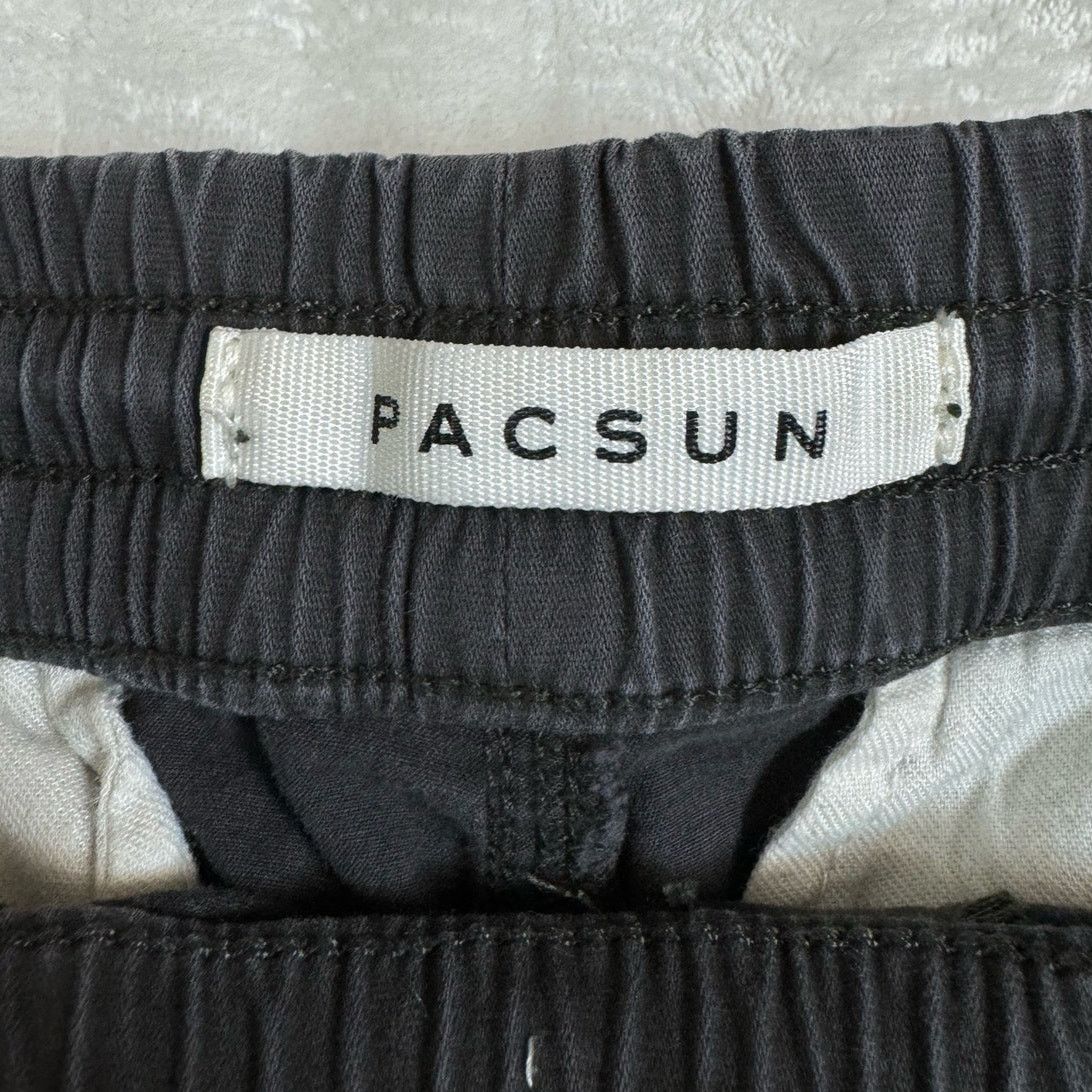 Pacsun PacSun Utility Black Slim Cargo Light Gray Jogger Men’s M Size US 30 / EU 46 - 4 Thumbnail