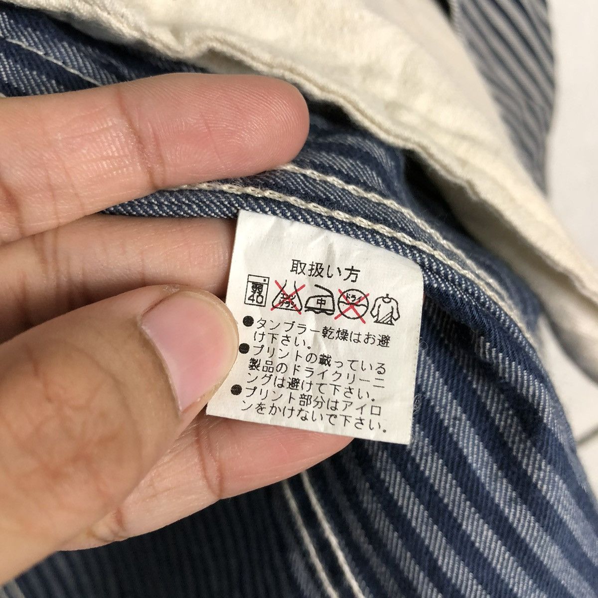 Japanese Brand 🔥VTG HICORY CHORE BIKER JACKET EVILACT MOTORCYCLE KAPITAL Size US S / EU 44-46 / 1 - 19 Thumbnail