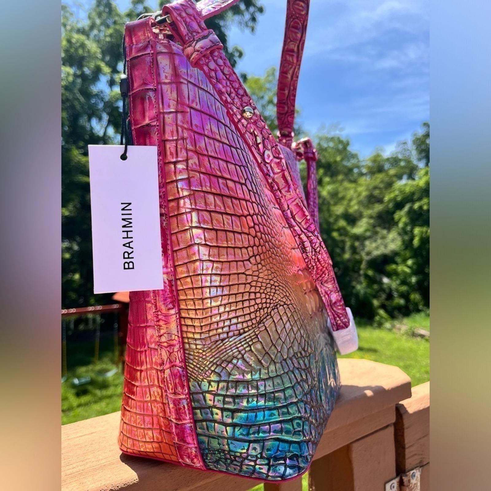 BRAHMIN Brahmin Shira Horizon Ombre Bucket Bag Size ONE SIZE - 2 Thumbnail