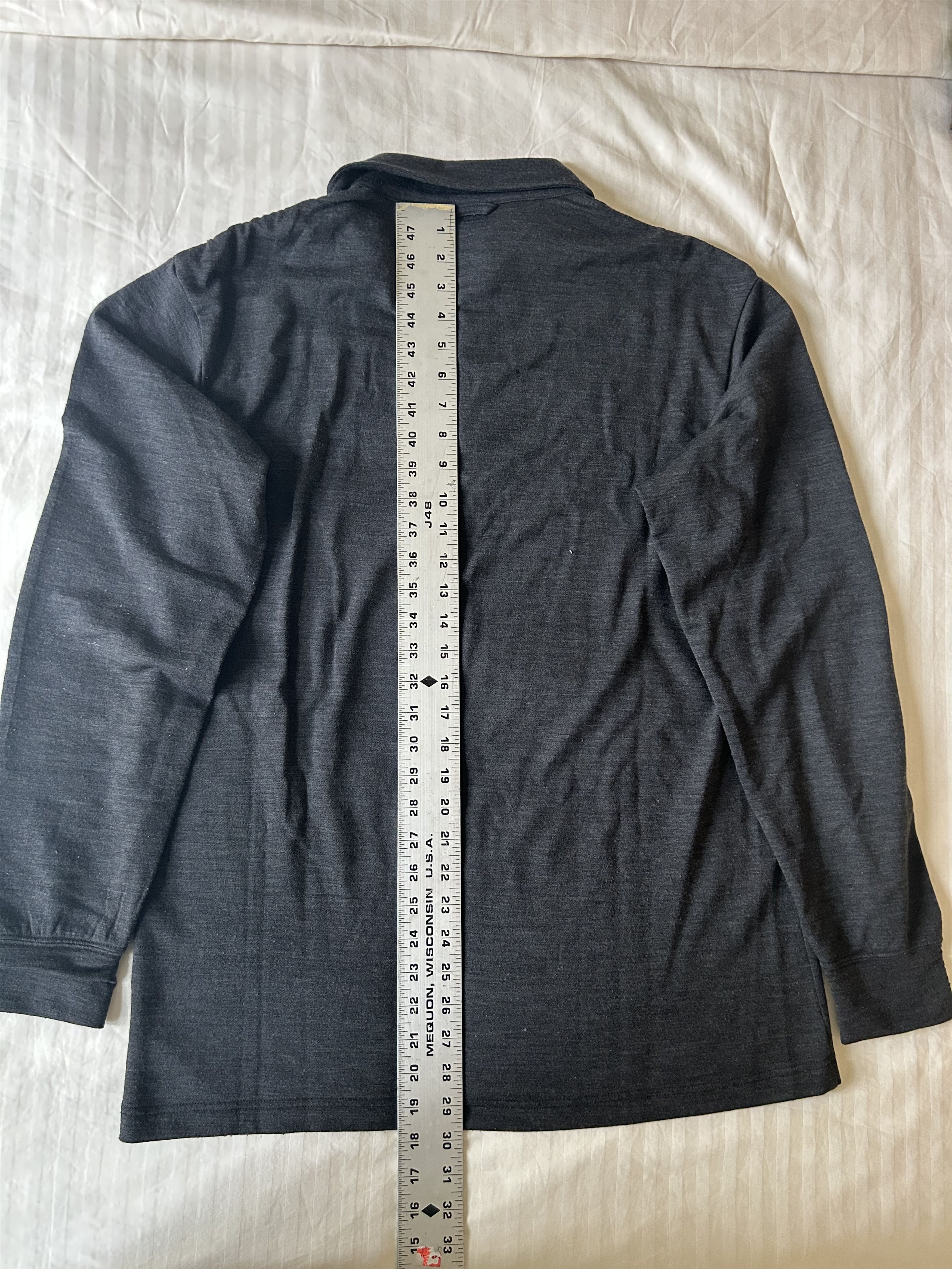 Visvim visvim Sport Weller Wool-Blend Jersey Polo Shirt Size US XL / EU 56 / 4 - 4 Thumbnail