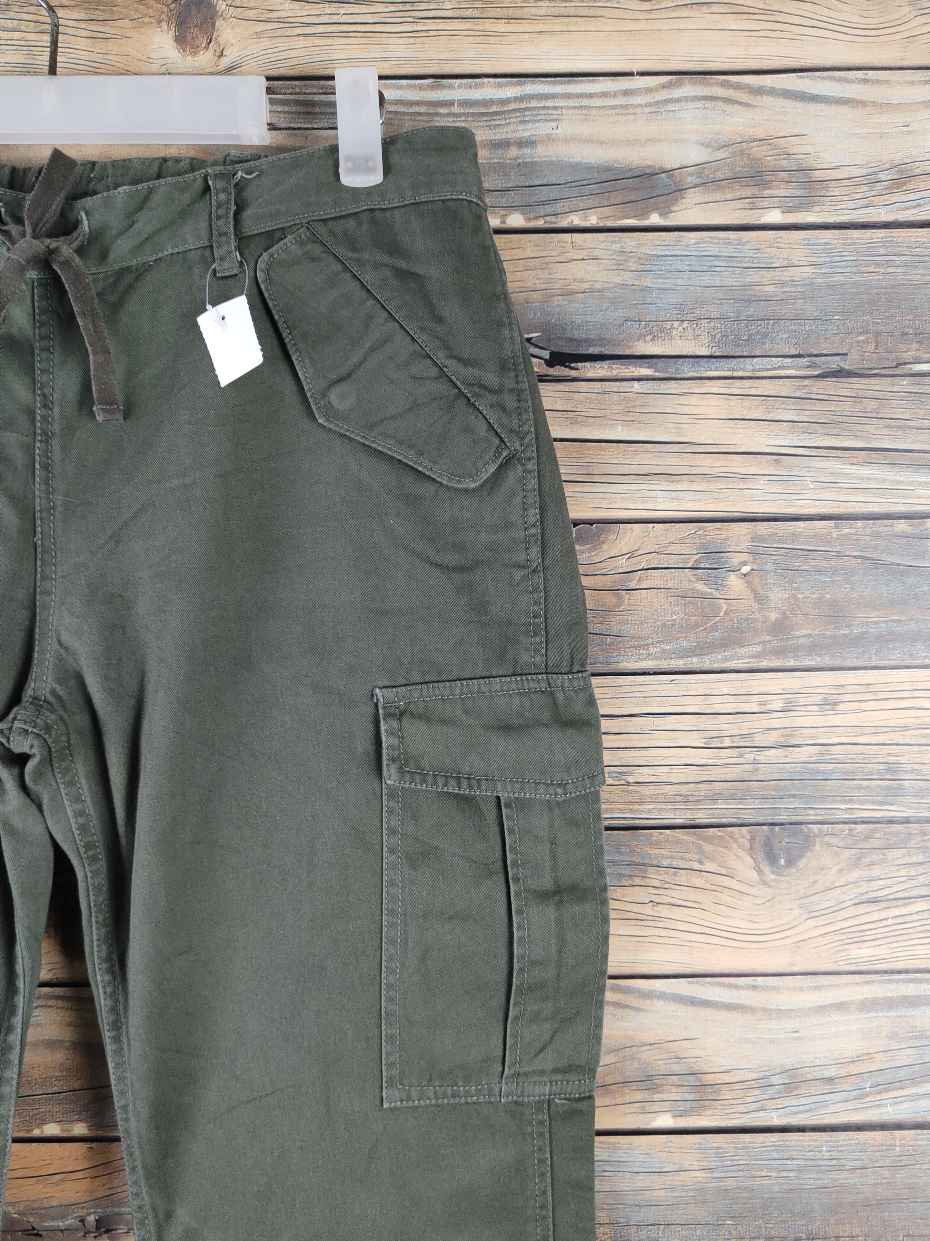 Japanese Brand DL Urban Now Green Multipocket Tactical Cargo Pants #1299 Size US 29 - 5 Thumbnail