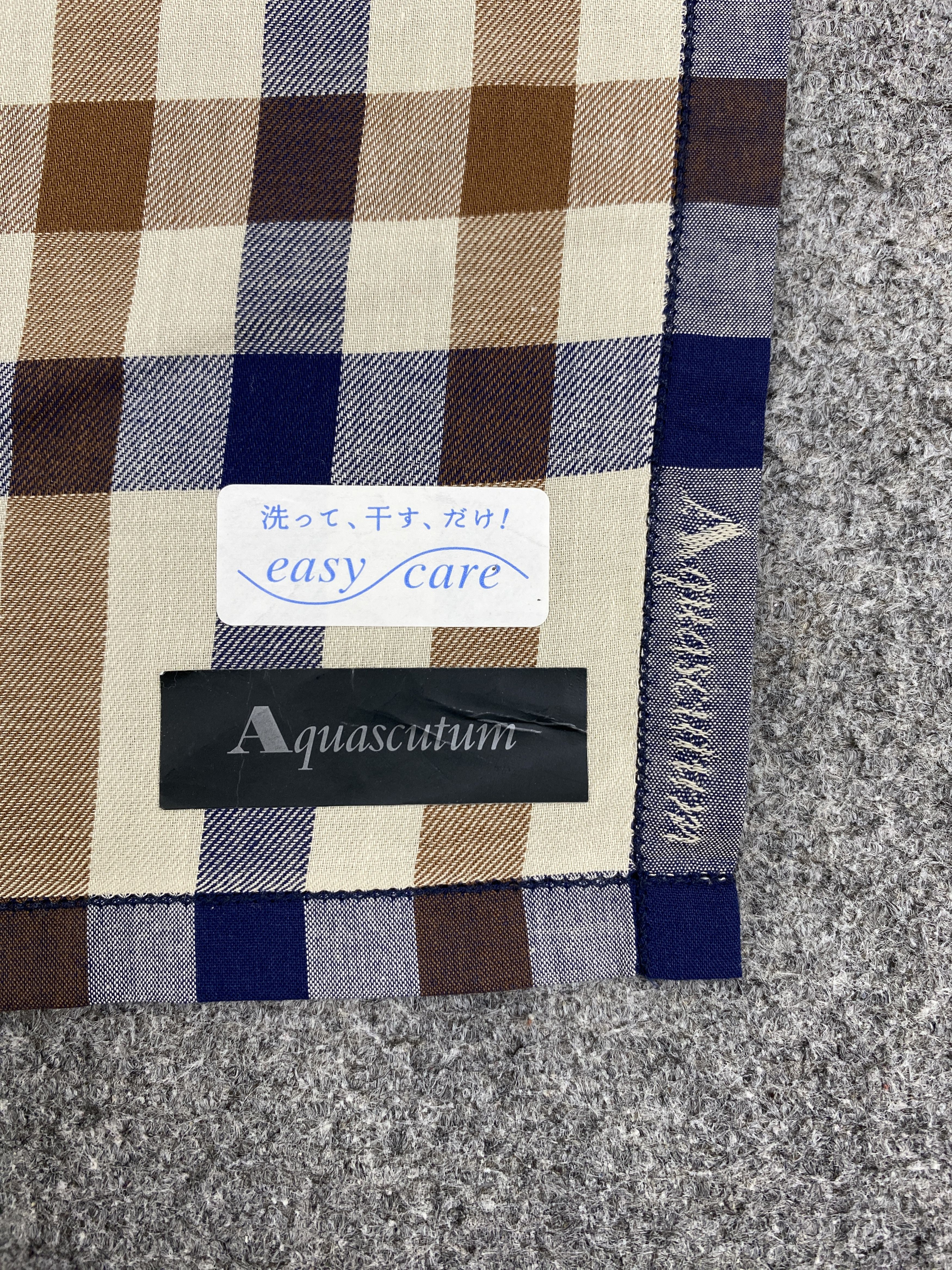 Aquascutum Vintage Aquascutum Handkerchief / Neckwear / Bandana HKC0443 Size ONE SIZE - 5 Thumbnail