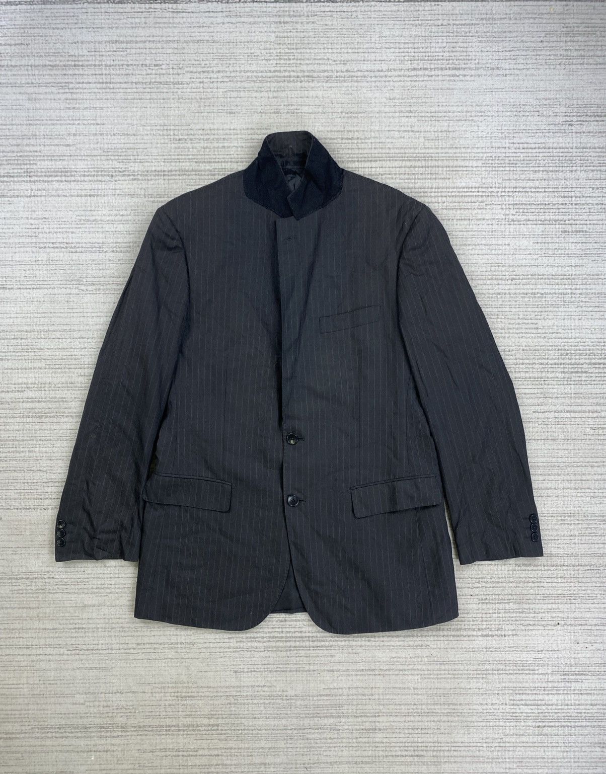 Japanese Brand × Kansai Yamamoto × Vintage Vintage Kansai Yamamoto Double Button Blazer Jacket Size US M / EU 48-50 / 2 - 5 Thumbnail