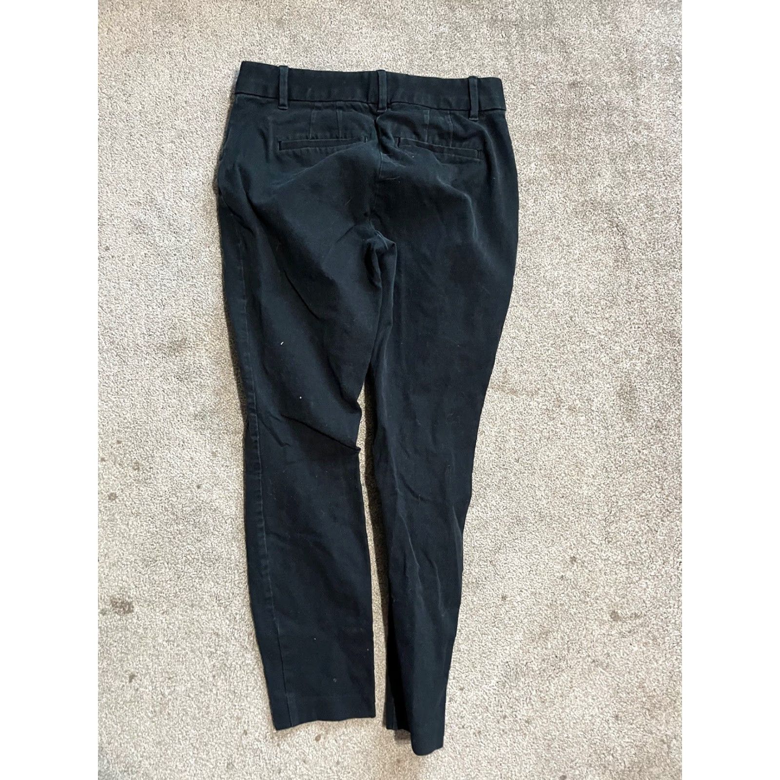 Gap Women's Gap Signature Curvy Skinny Ankle Pants Black Formal Sz 2 Size 26" / US 2 / IT 38 - 3 Thumbnail