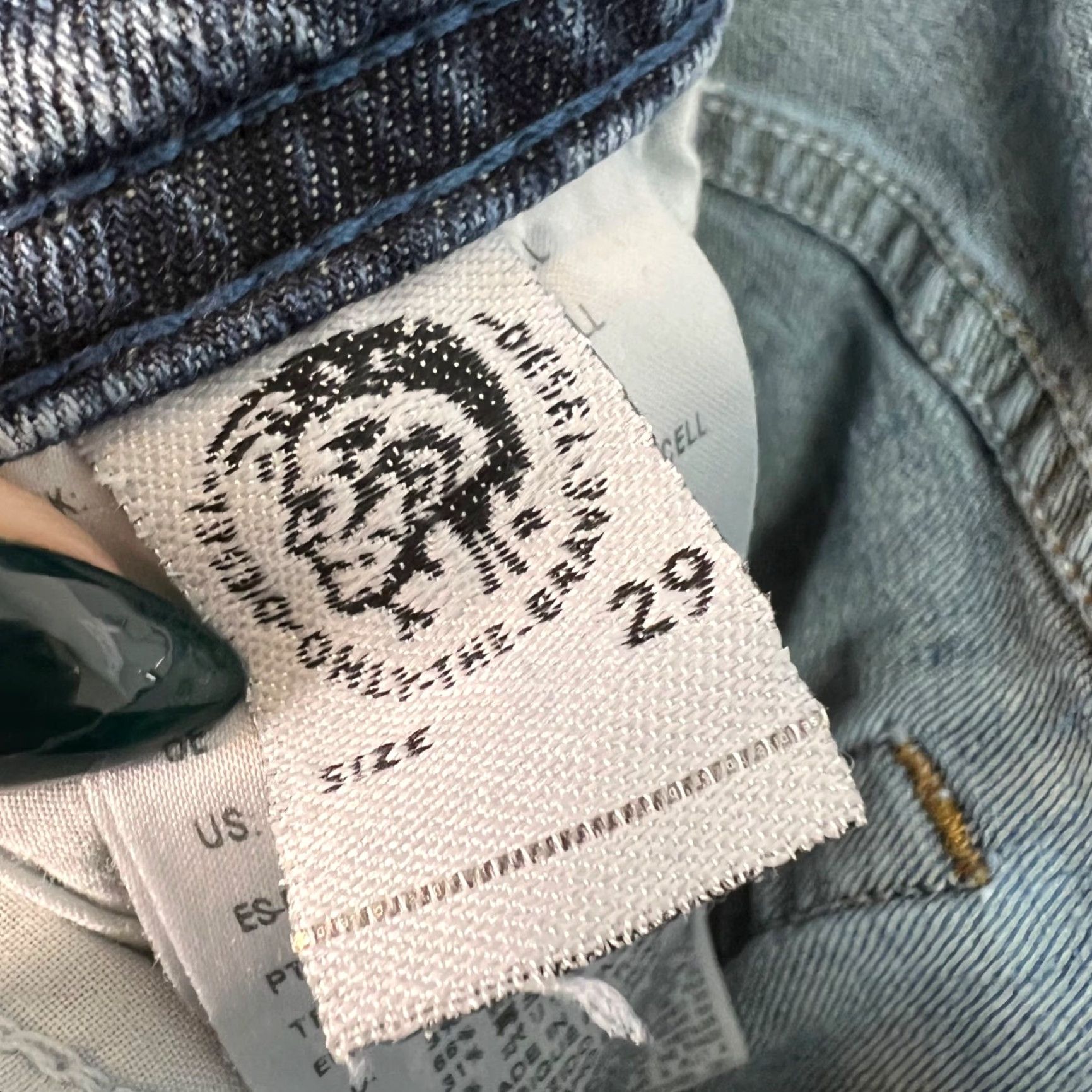 Diesel Diesel Jeans Slim 29 Thommer Skinny Light Wash Cotton Blend Denim 5-Pocket Mens Regular 29in Blue Size US 29 - 3 Thumbnail