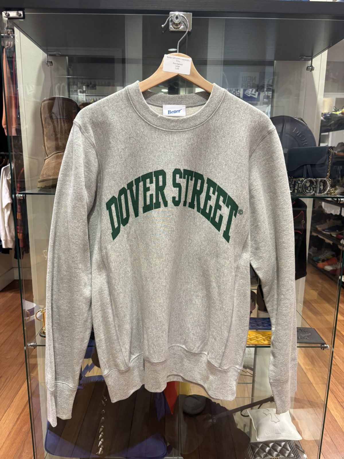 Dover Street Market Better Gift DSM Crewneck - Grey Size US S / EU 44-46 / 1 - 1 Thumbnail