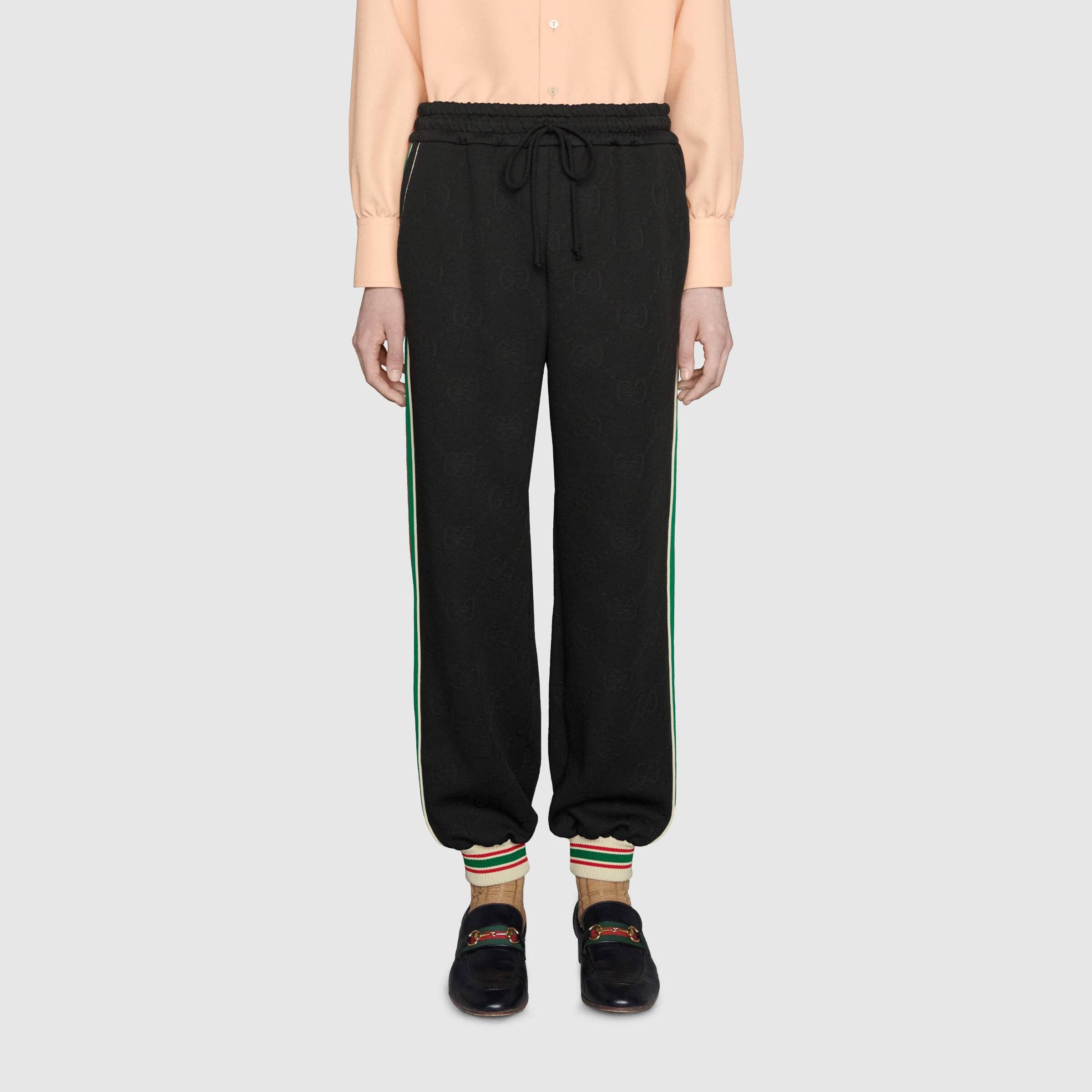 Gucci o1s1wg110925 GG Jacquard Jersey Jogging Pant in Black Size US 36 / EU 52 - 3 Thumbnail