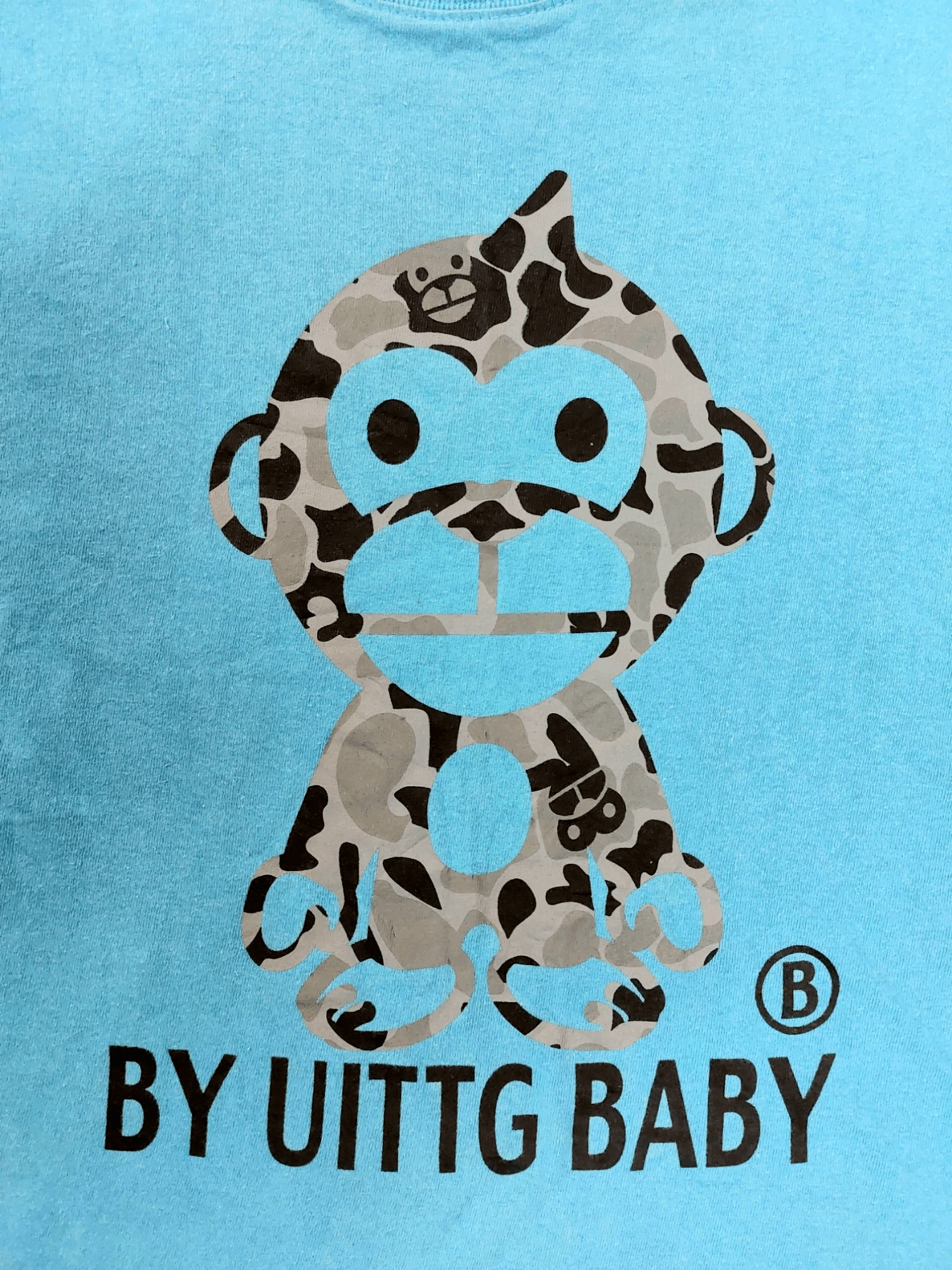 Vintage Uittg Baby Big Ape Logo T-shirt Size US L / EU 52-54 / 3 - 10 Thumbnail