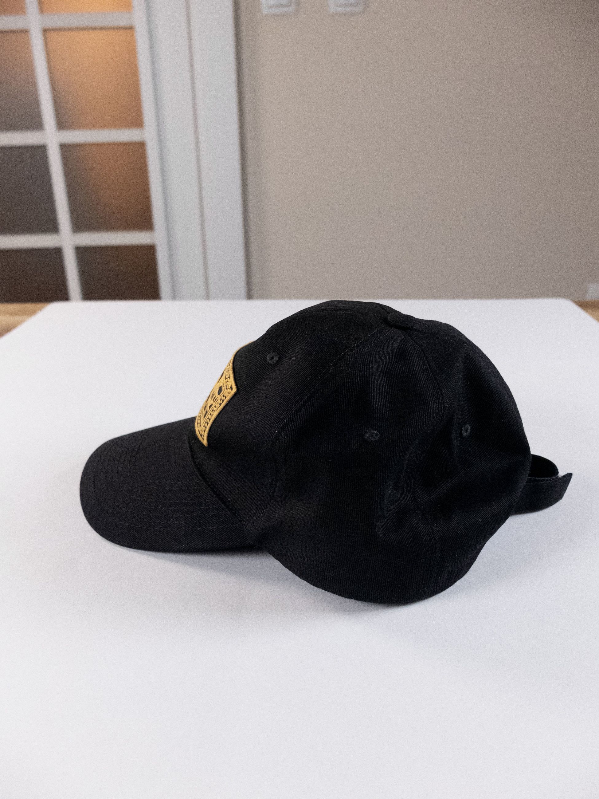 Versace VERSACE black gold logo cotton baseball cap hat 58 Medium Size ONE SIZE - 3 Thumbnail