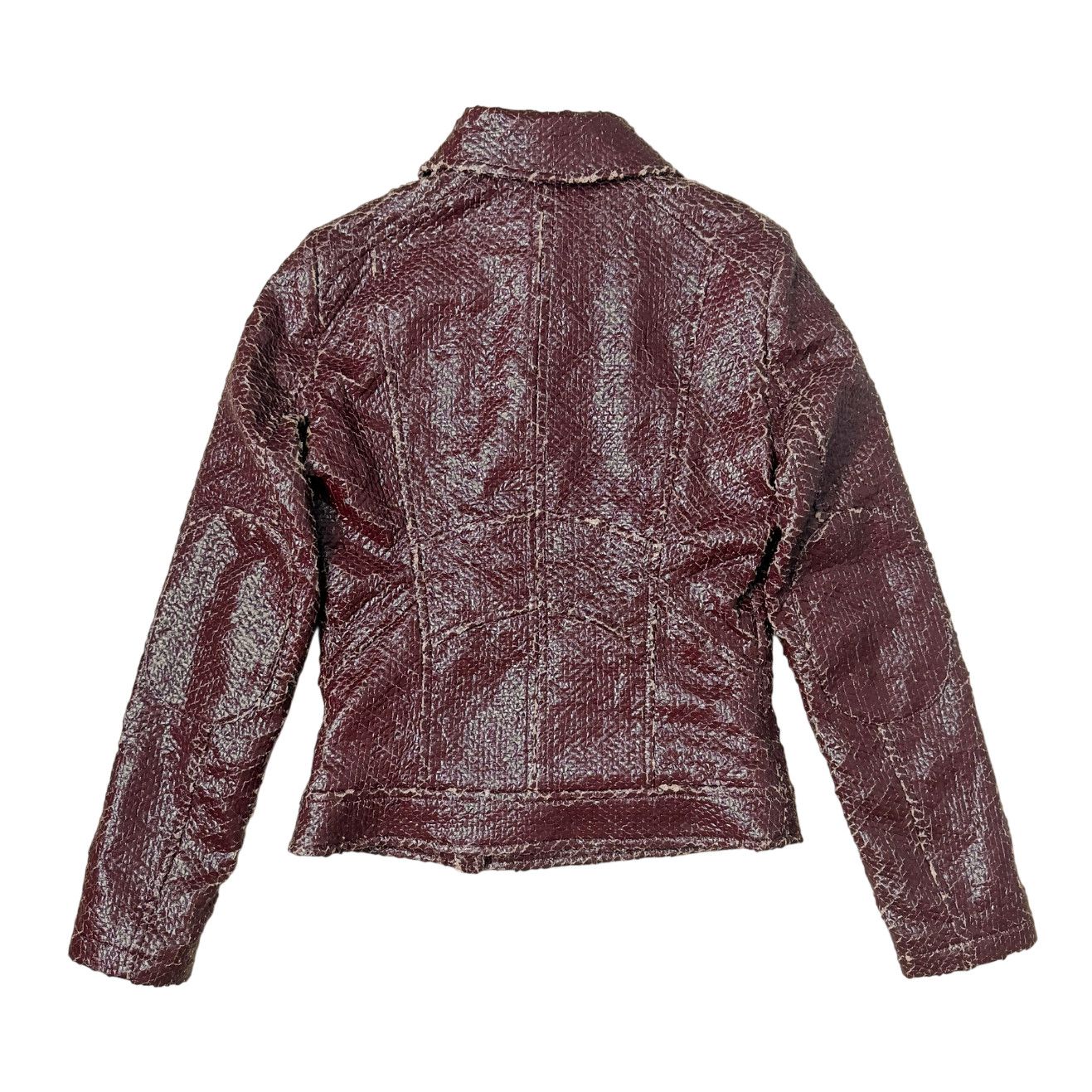 KMRii Van Caloen distressed leather biker jacket Size XS / US 0-2 / IT 36-38 - 2 Thumbnail