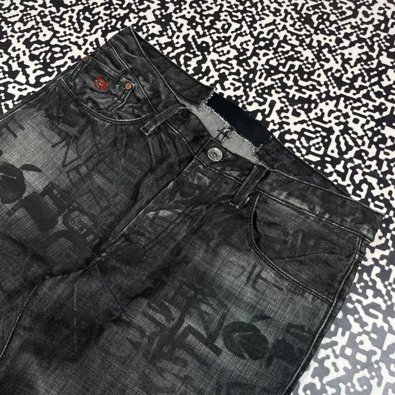 Energie Vintage Y2K Energie Miss Sixty Monogram Avant Garde Jeans Size US 34 / EU 50 - 10 Thumbnail
