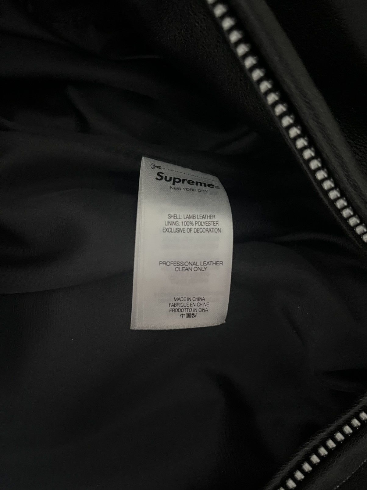 Supreme Supreme Gem Studded Leather Jacket Black Size US S / EU 44-46 / 1 - 7 Thumbnail