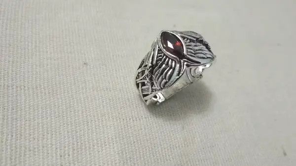 Other Creative Angel Wing Vintage Red Men's Ring Size ONE SIZE - 2 Thumbnail