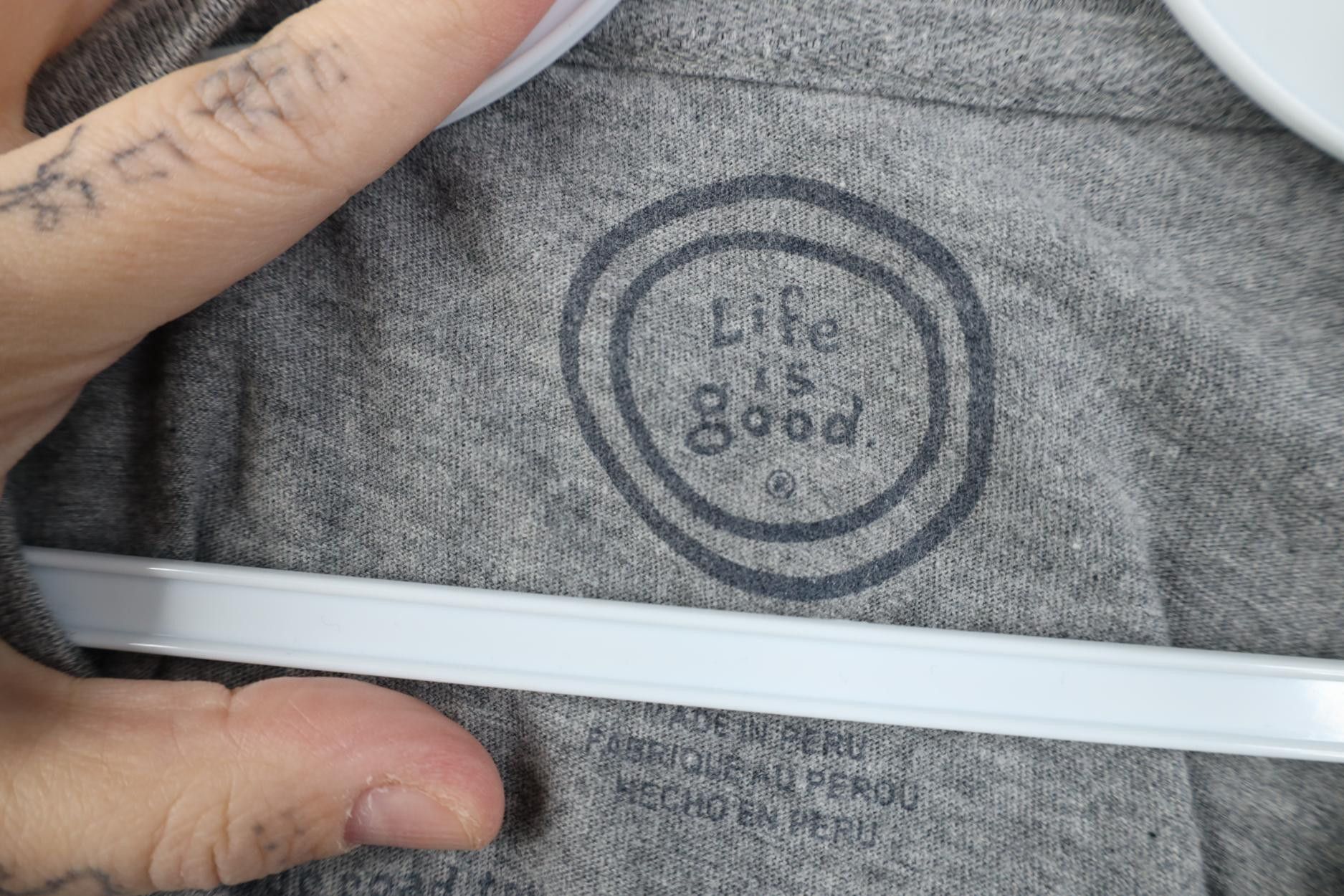 Life is Good Life Is Good Grill Sergeant Dad Short Sleeve T-Shirt Gray Size US XL / EU 56 / 4 - 9 Thumbnail