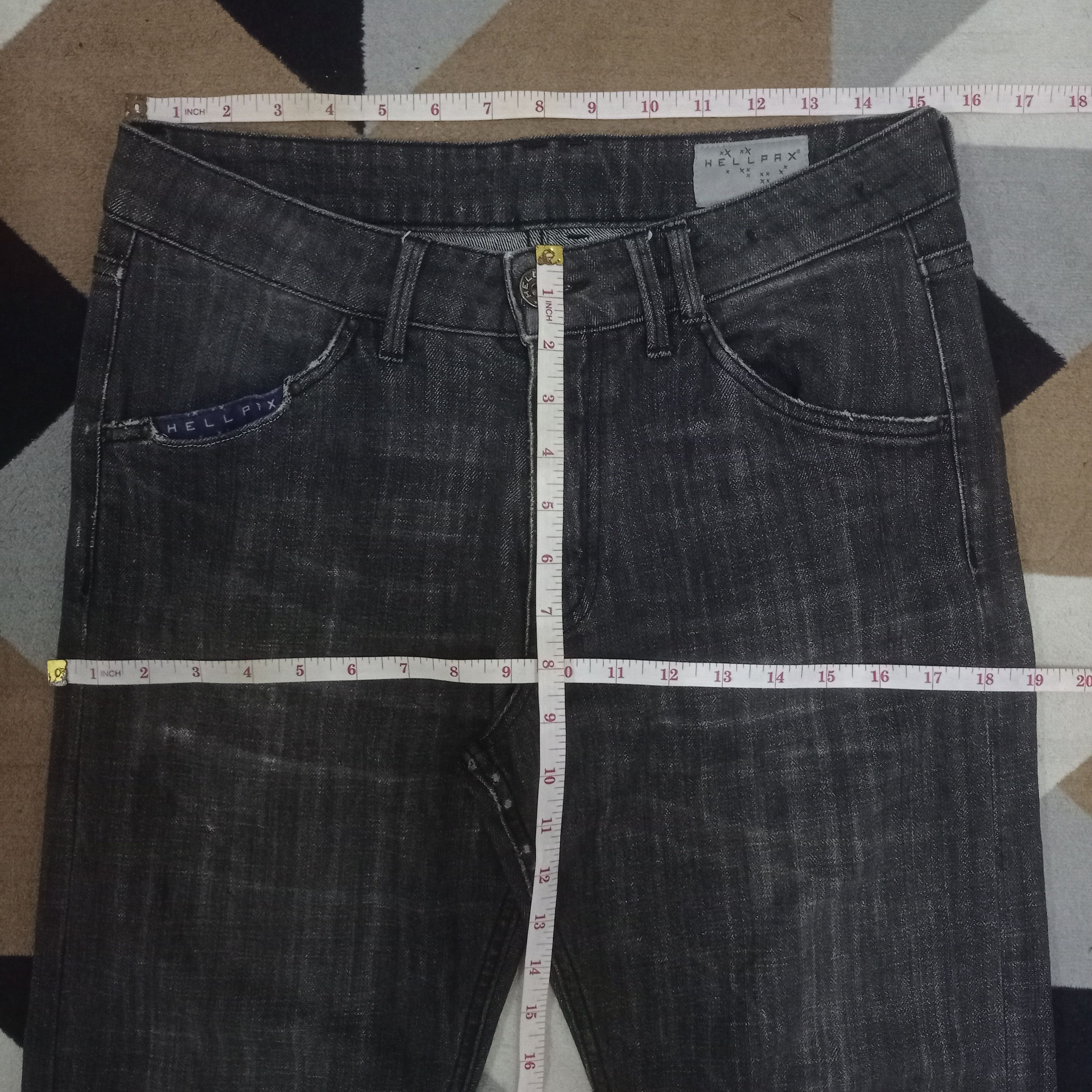 Japanese Brand Vintage Japanese Brand Faded Black Jeans 30x32 Size US 30 / EU 46 - 8 Thumbnail