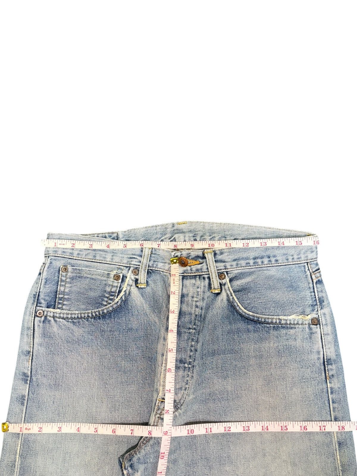 Edwin Vintage Edwin 505X Selvedge Distressed Baggy Jeans Size US 32 / EU 48 - 6 Thumbnail