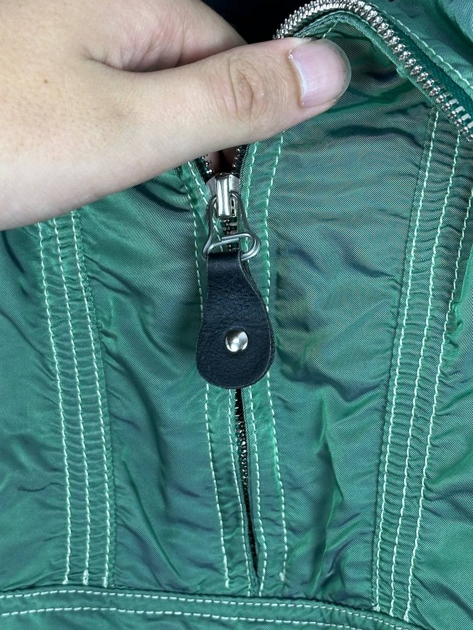 JET SET Vintage JET SET Nylon Metal Ski Green Anorak Light Jacket Size US XL / EU 56 / 4 - 8 Thumbnail