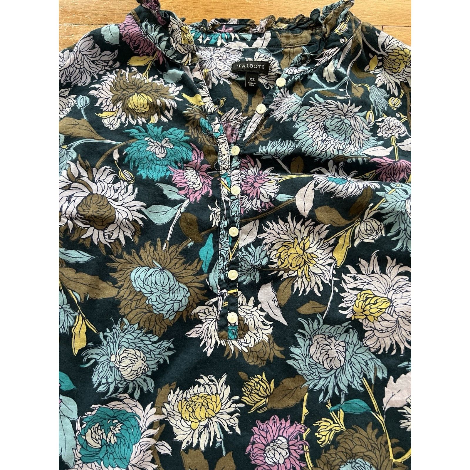 & Other Stories Talbots FEMININE FLORAL Top Blouse Size XS A001852 Size XS / US 0-2 / IT 36-38 - 5 Thumbnail