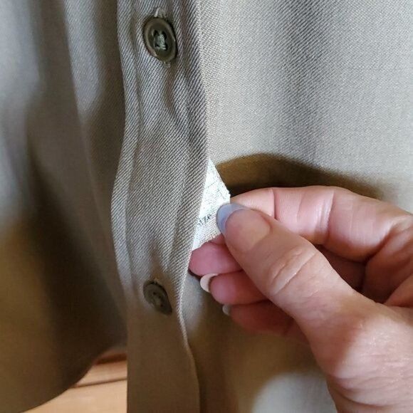 Vintage Command Vintage Military U.S Officers 100% Wool Tan Long Sle Size US M / EU 48-50 / 2 - 4 Thumbnail