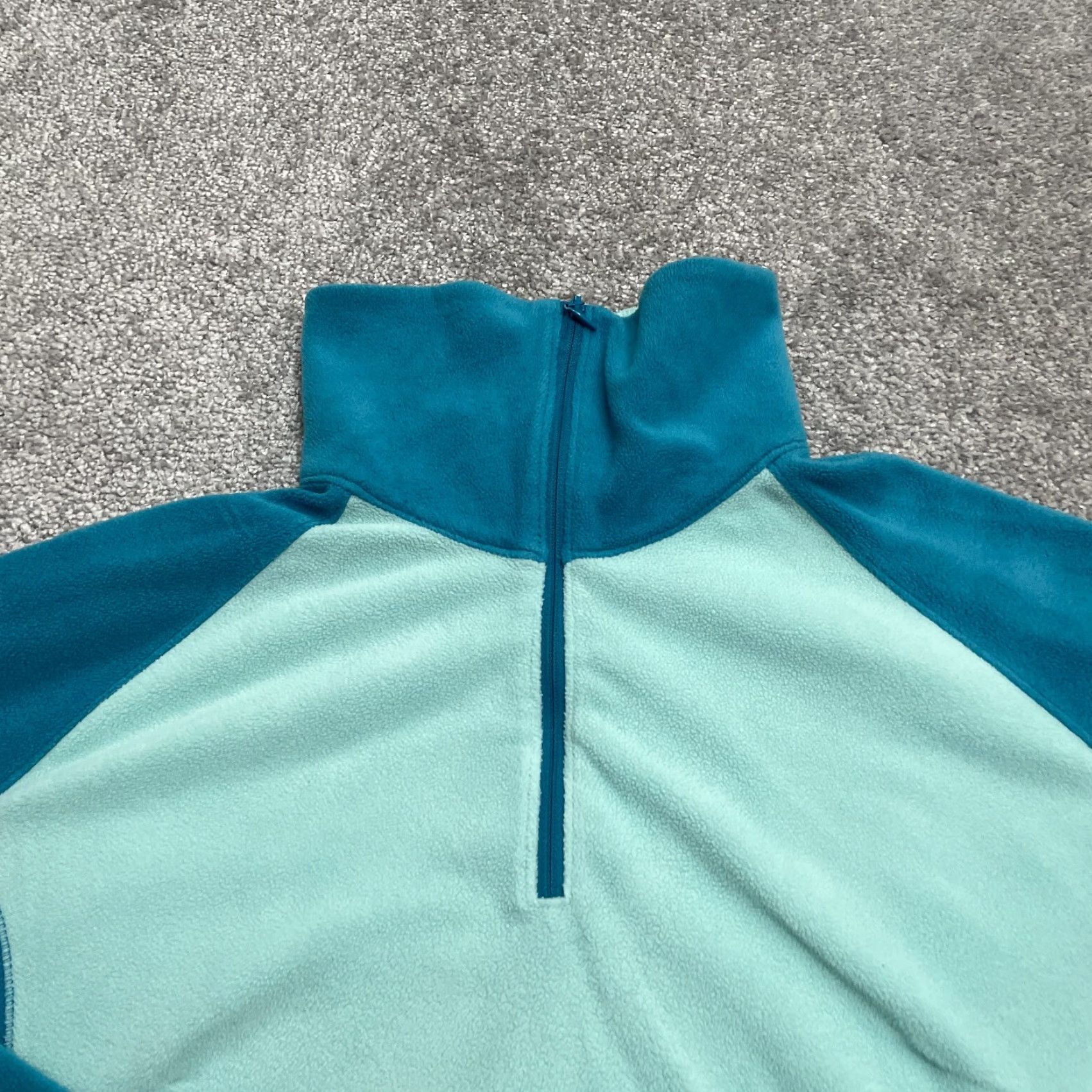 Vintage Columbia Klamath Range Jacket Women L Green 1/4 Zip Fleece Outdoor Casual Size L / US 10 / IT 46 - 3 Thumbnail