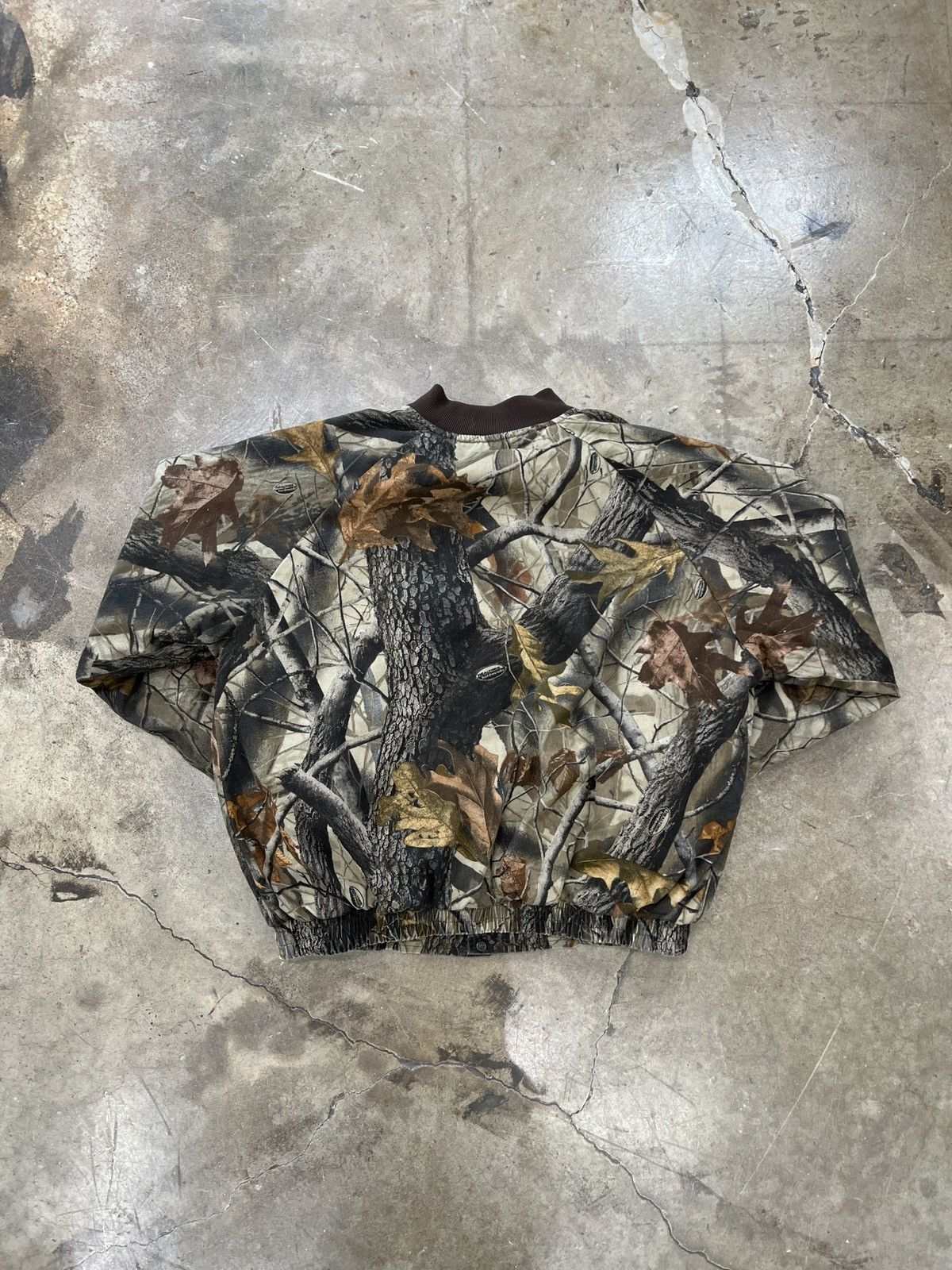 Liberty × Vintage Vintage Liberty Realwood Camo Bomber Jacket XXL Size US XXL / EU 58 / 5 - 4 Thumbnail