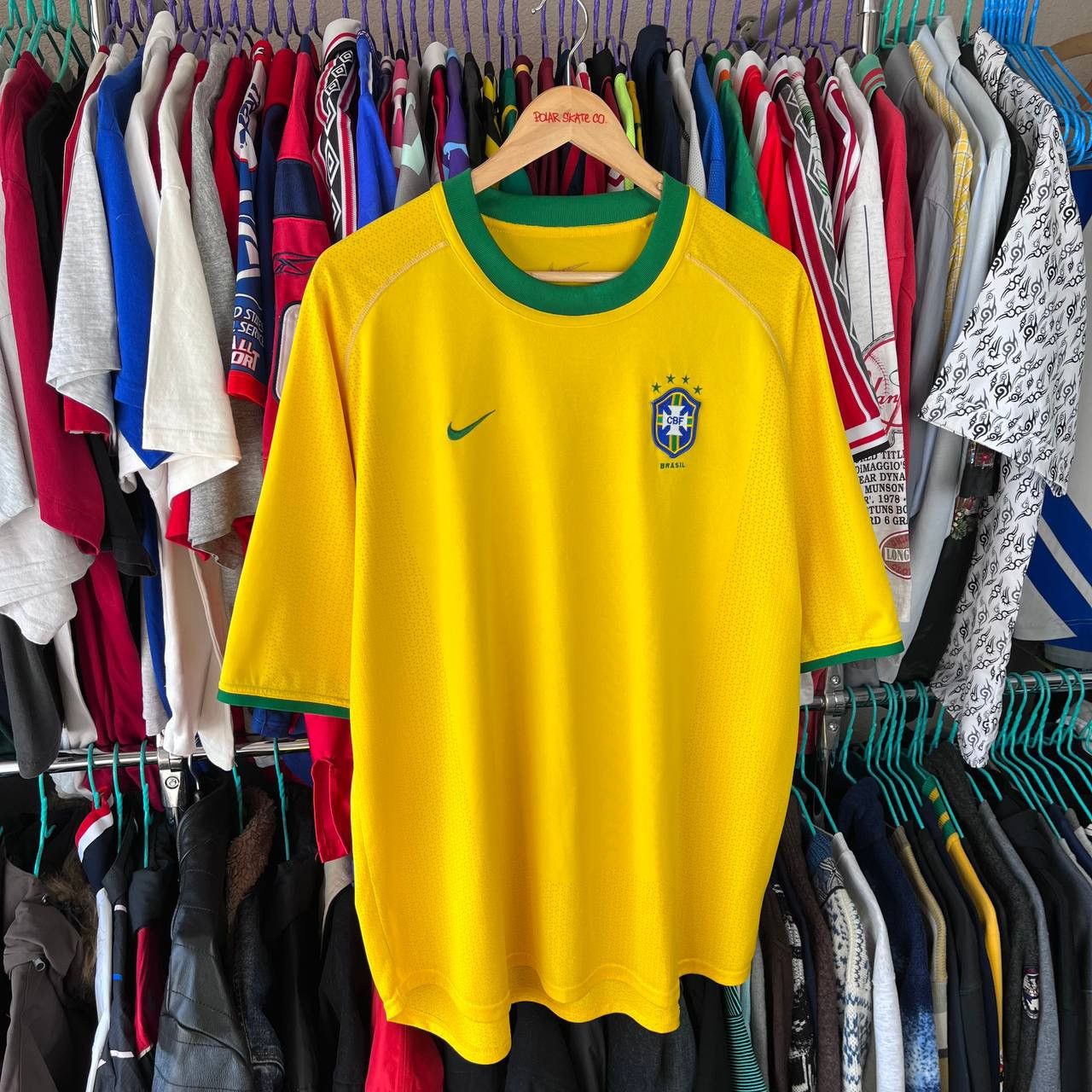 Other Nike Brasil 2000/2002 National Team Football Soccer Jersey Size US XL / EU 56 / 4 - 3 Thumbnail