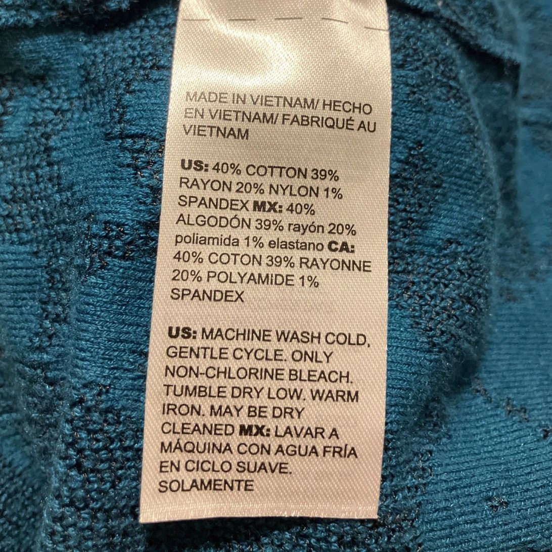 Chicos Chico’s Blue Black V-neck Long Sleeve Cardigan Sweater S Size S / US 4 / IT 40 - 4 Thumbnail