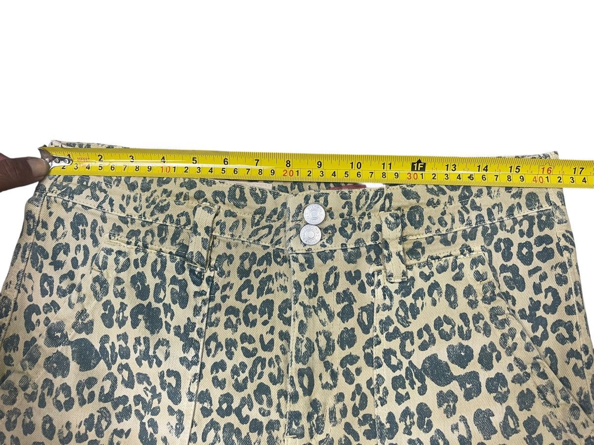 Japanese Brand Vintage Pilcro Jeans Leopard Pattern Fullprint Double Knee Size US 33 - 9 Thumbnail