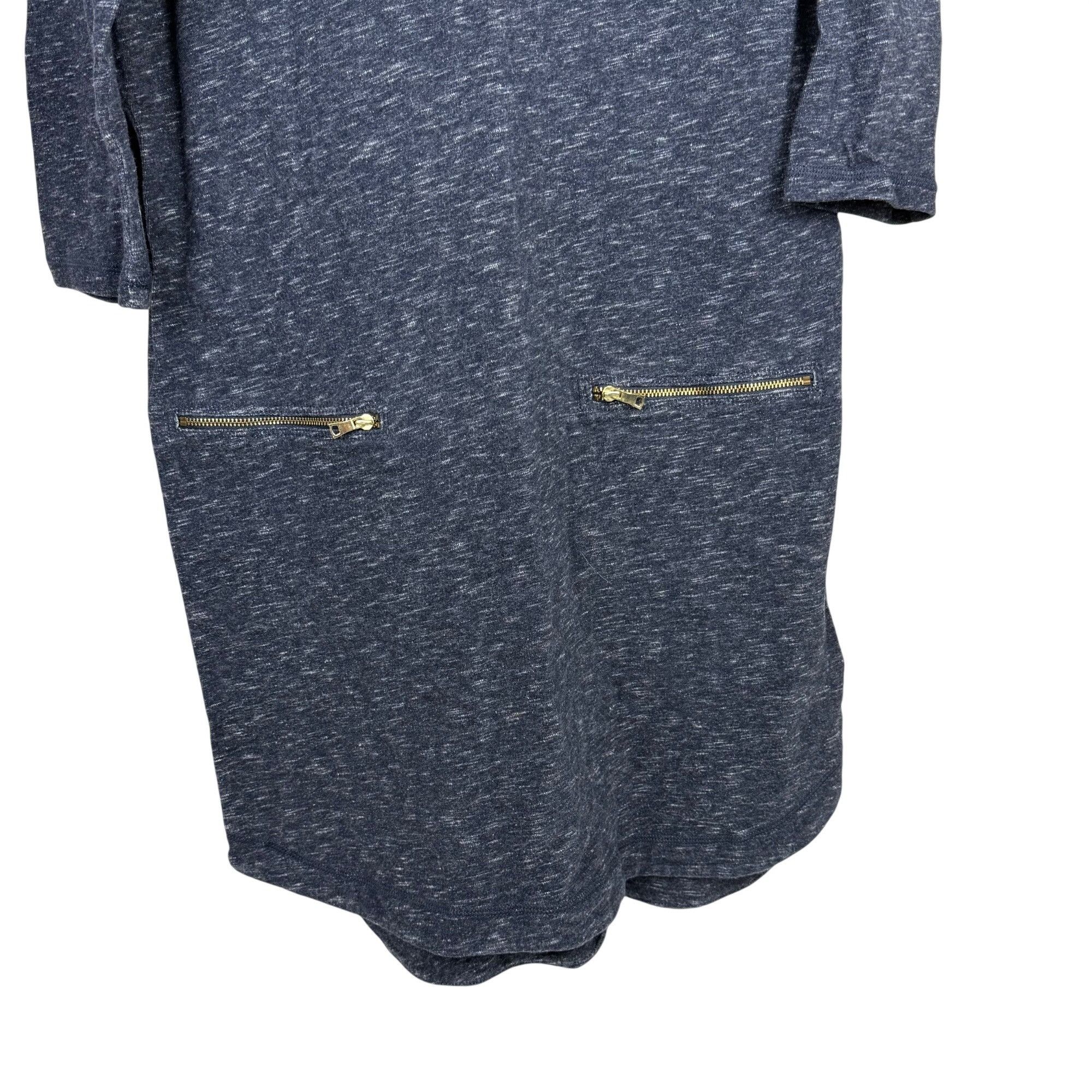 Gap Gap Women's Jersey-Knit 3/4-Sleeve Shirttail Zip-Pocket Dres Size M / US 6-8 / IT 42-44 - 2 Thumbnail