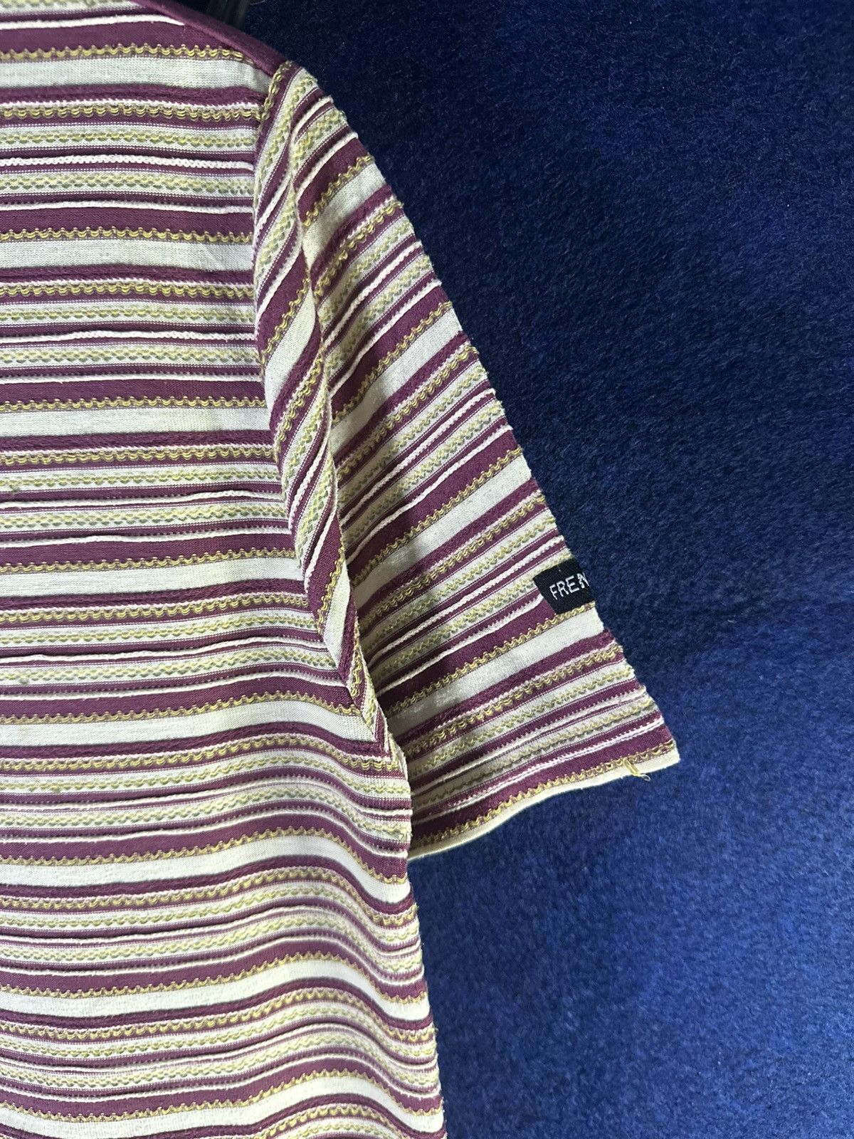 Kapital Japanese Stripe with unique Stitch KAPITAL style Shirt Size US L / EU 52-54 / 3 - 4 Thumbnail