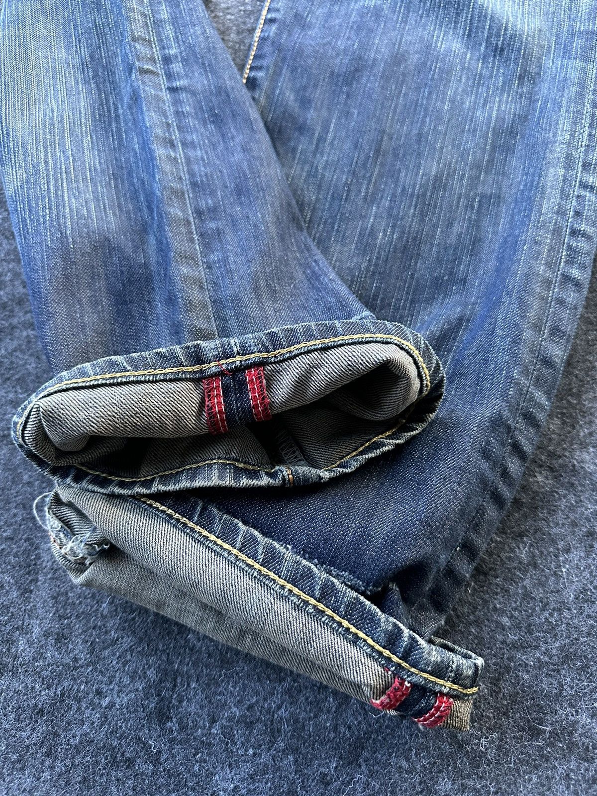 Edwin Vintage Edwin Exclusive Distressed Japan Denim 30x33 D344 Size US 30 / EU 46 - 11 Thumbnail