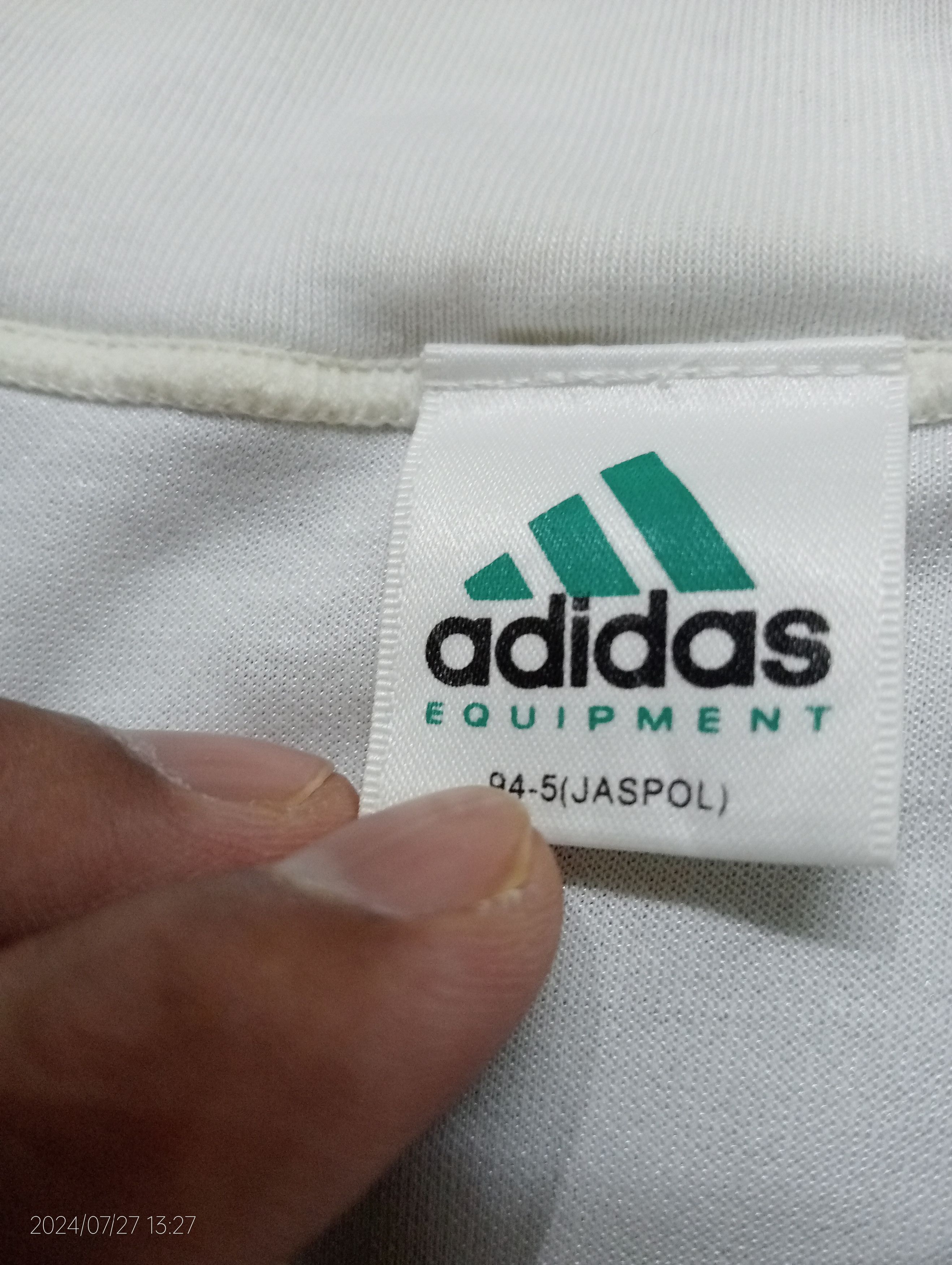Adidas × Equipment × Vintage Vintage '90s Adidas Equipment Jersey Size US L / EU 52-54 / 3 - 7 Thumbnail
