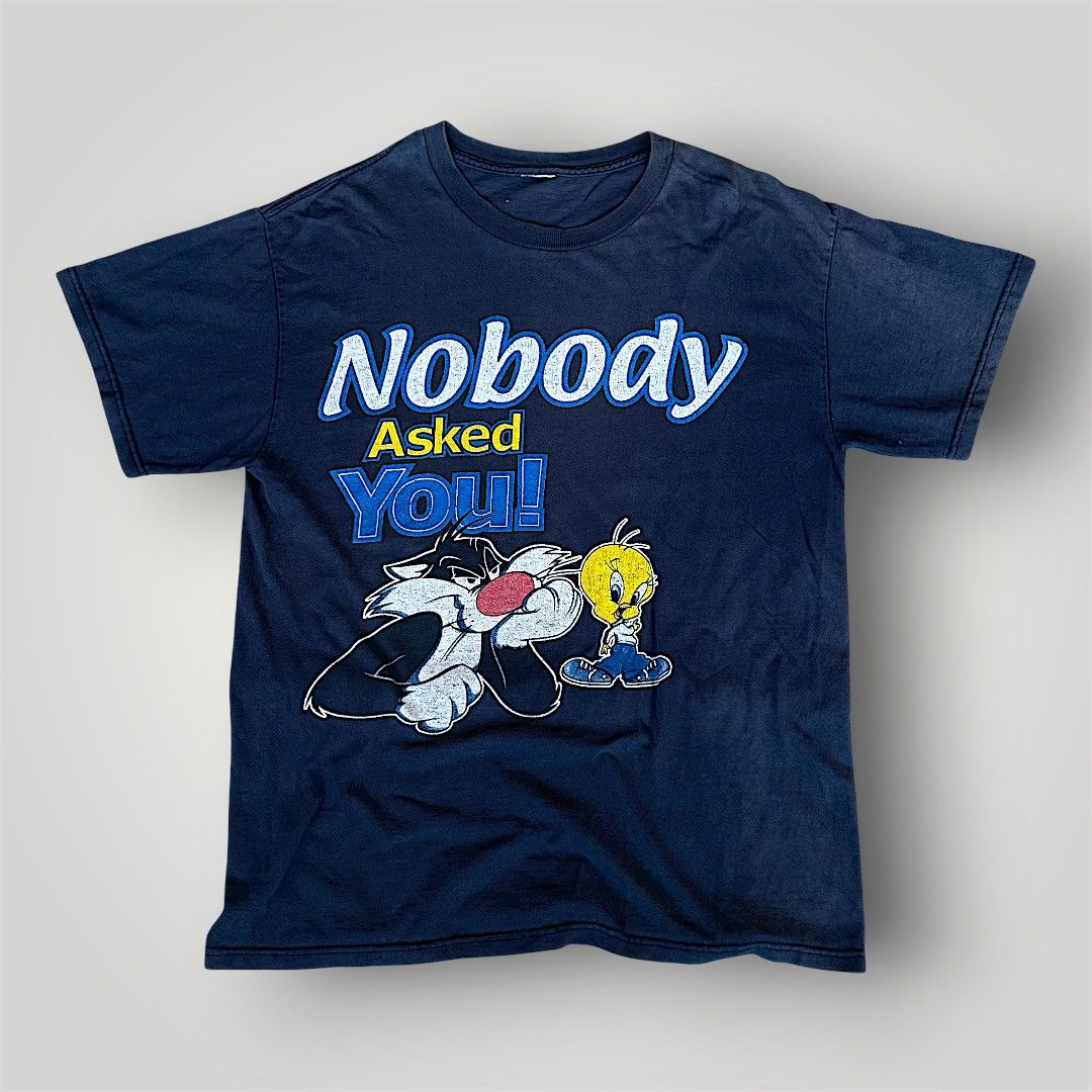 Other Vintage 90s Sylvester Tweety Bird Nobody Asked You Looney Tu Size US XL / EU 56 / 4 - 1 Thumbnail