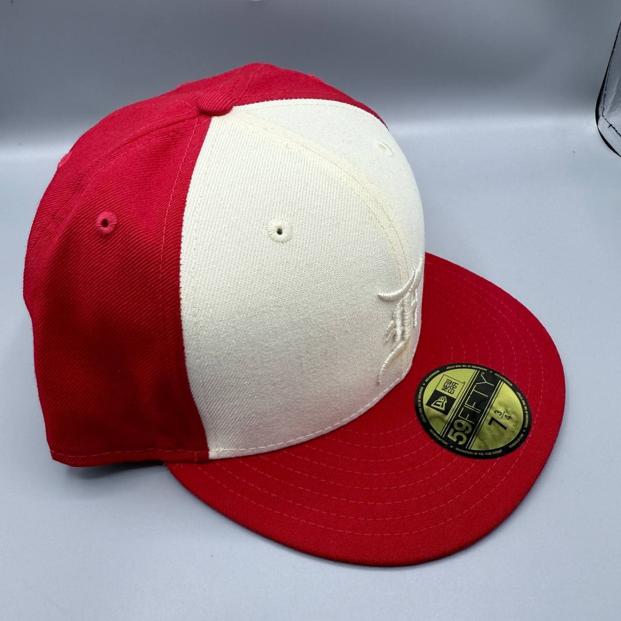 New Era Fear Of God 7 3/4 Red 59Fifty New Era Hat Fitted Cap FOG New Size ONE SIZE - 4 Thumbnail