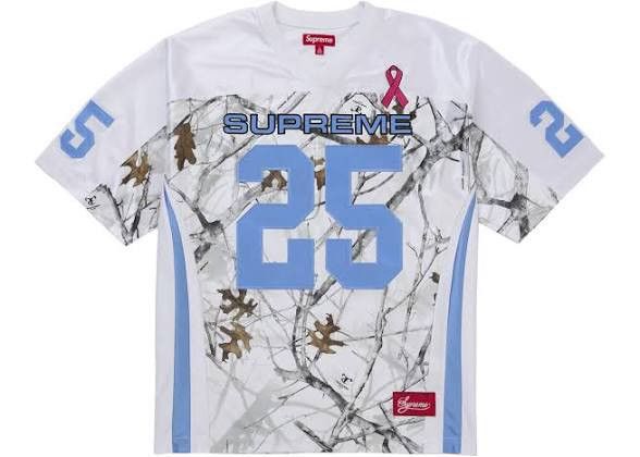 Supreme Supreme white breast cancer awareness football jersey Size US XL / EU 56 / 4 - 1 Thumbnail