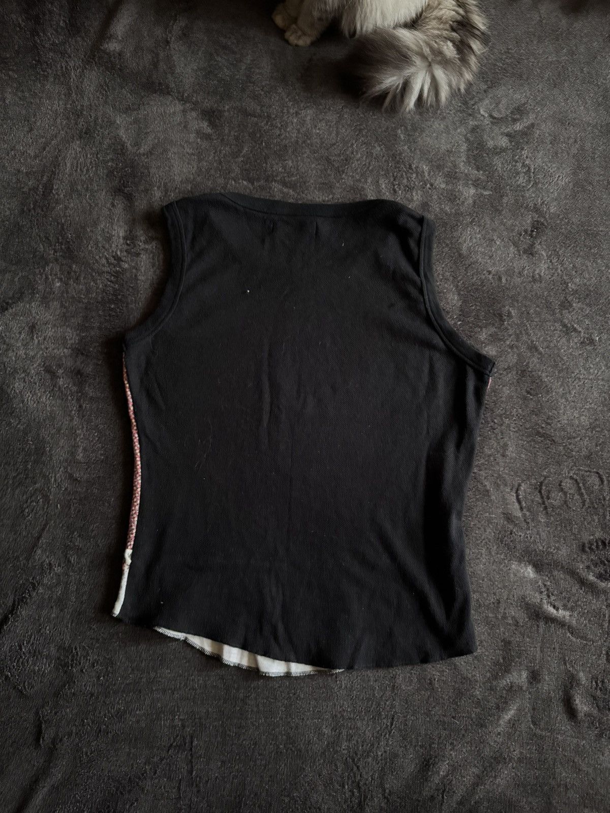 Playboy Play Boy rare Tank-top lips mesh print y2k Japan Size US S / EU 44-46 / 1 - 8 Thumbnail