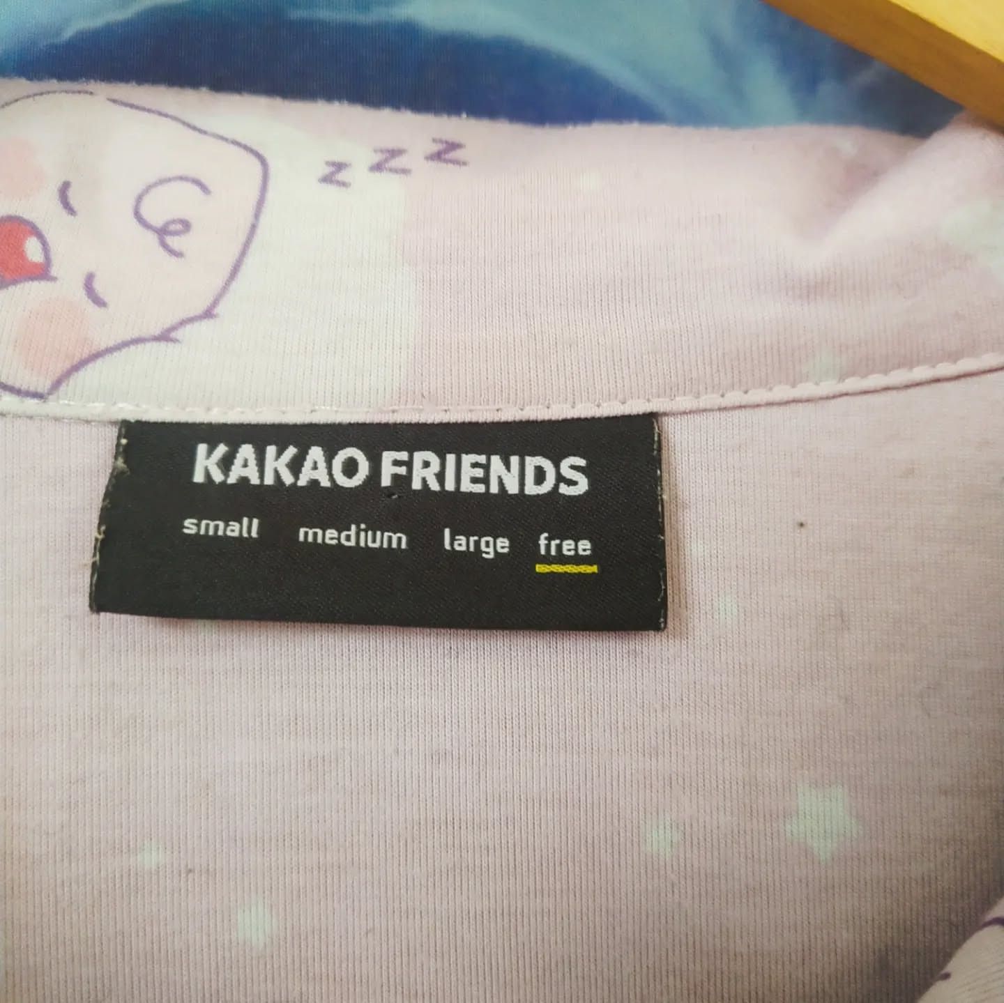 Japanese Brand Kakao Friends Pink Sleepwear Pocket Longsleeve Size US L / EU 52-54 / 3 - 5 Thumbnail