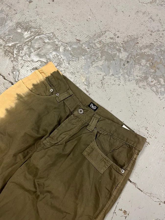 Dolce & Gabbana SS2006 Dolce & Gabbana Gradient Green & Yellow Pants Size US 34 / EU 50 - 6 Thumbnail