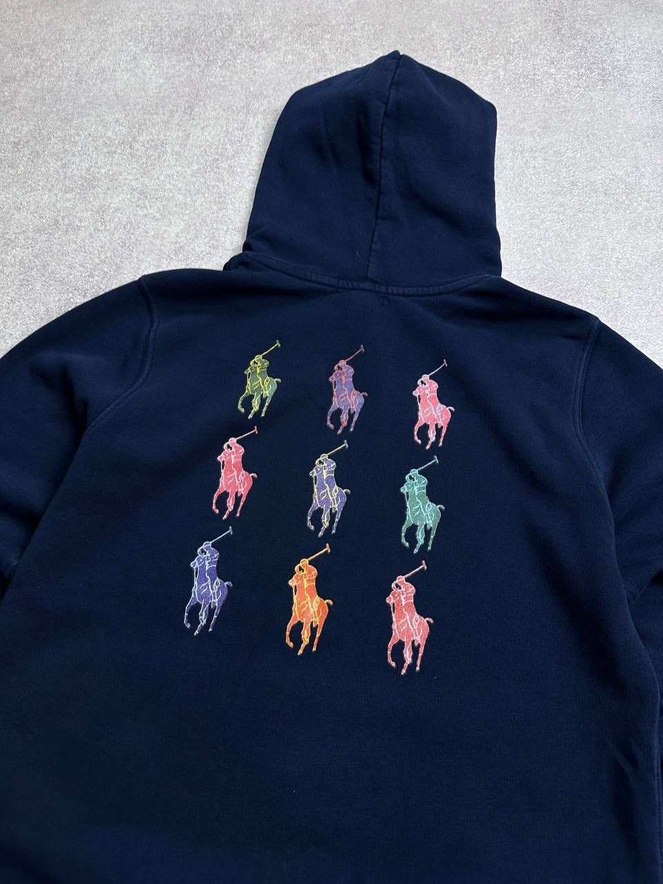 Polo Ralph Lauren Vintage Polo Ralph Lauren Multi Logo Big Pony Hoodie M Size US M / EU 48-50 / 2 - 2 Thumbnail