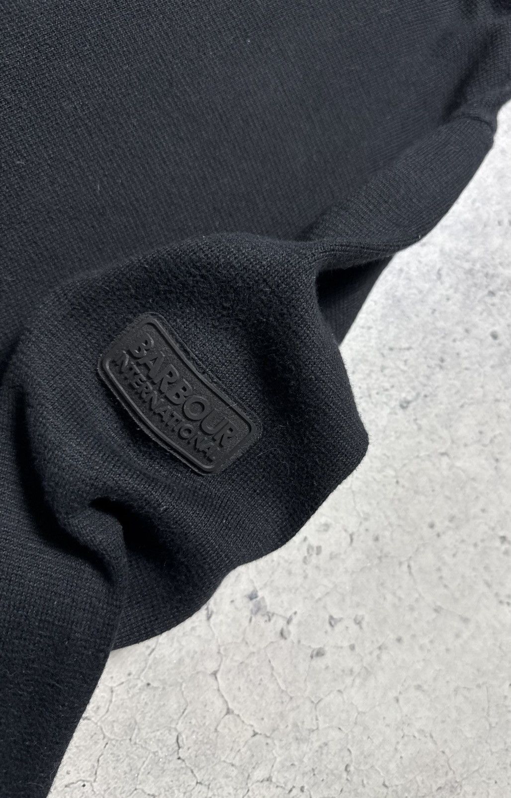 Barbour Barbour 1/4 Zip Black Sweatshirt Size L Size US L / EU 52-54 / 3 - 7 Thumbnail