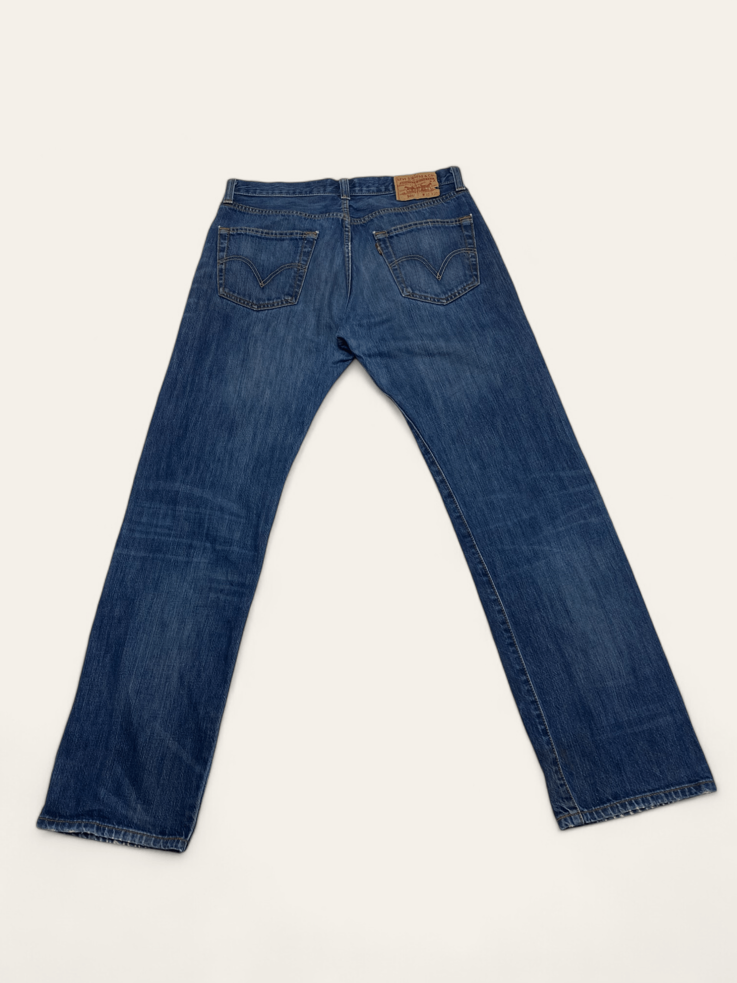 Jean Vintage LEVI'S Blue Denim Jeans Size US 32 / EU 48 - 8 Thumbnail