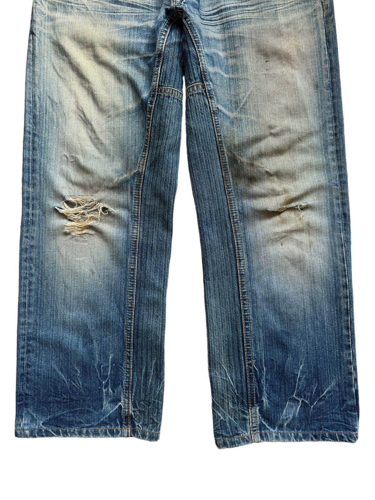 If Six Was Nine Vintage ETERNAL Baggy Denim Jeans Size US 35 - 5 Thumbnail