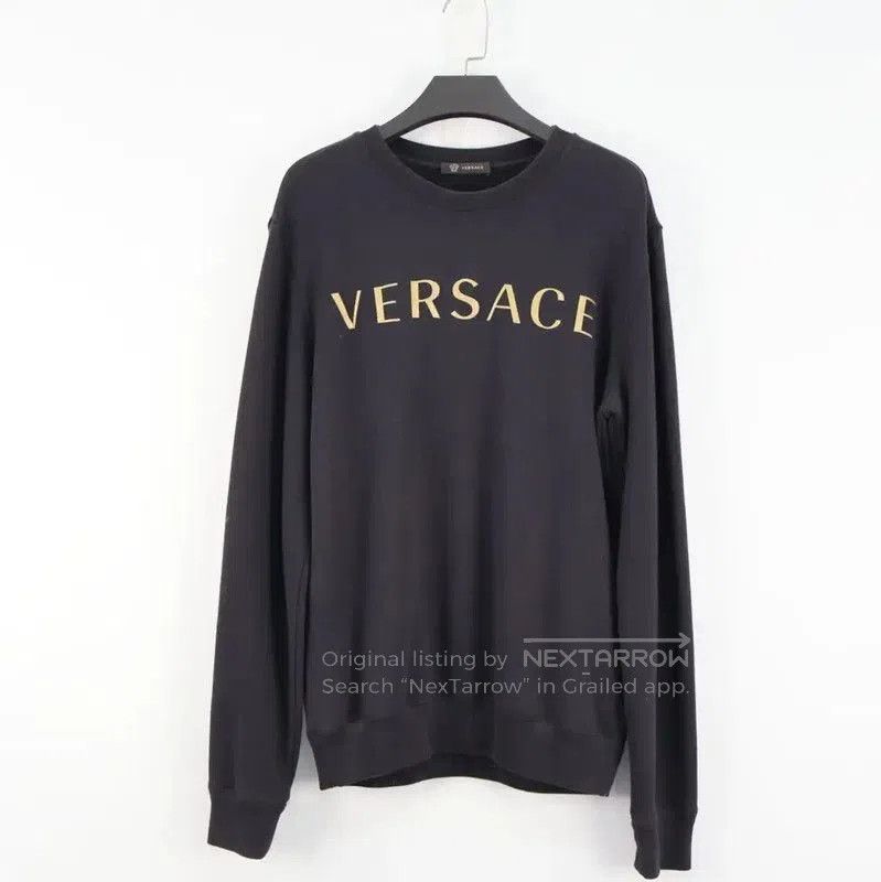 Versace Versace Black Women's Sweatshirt with Logo . Size XS / US 0-2 / IT 36-38 - 1 Thumbnail