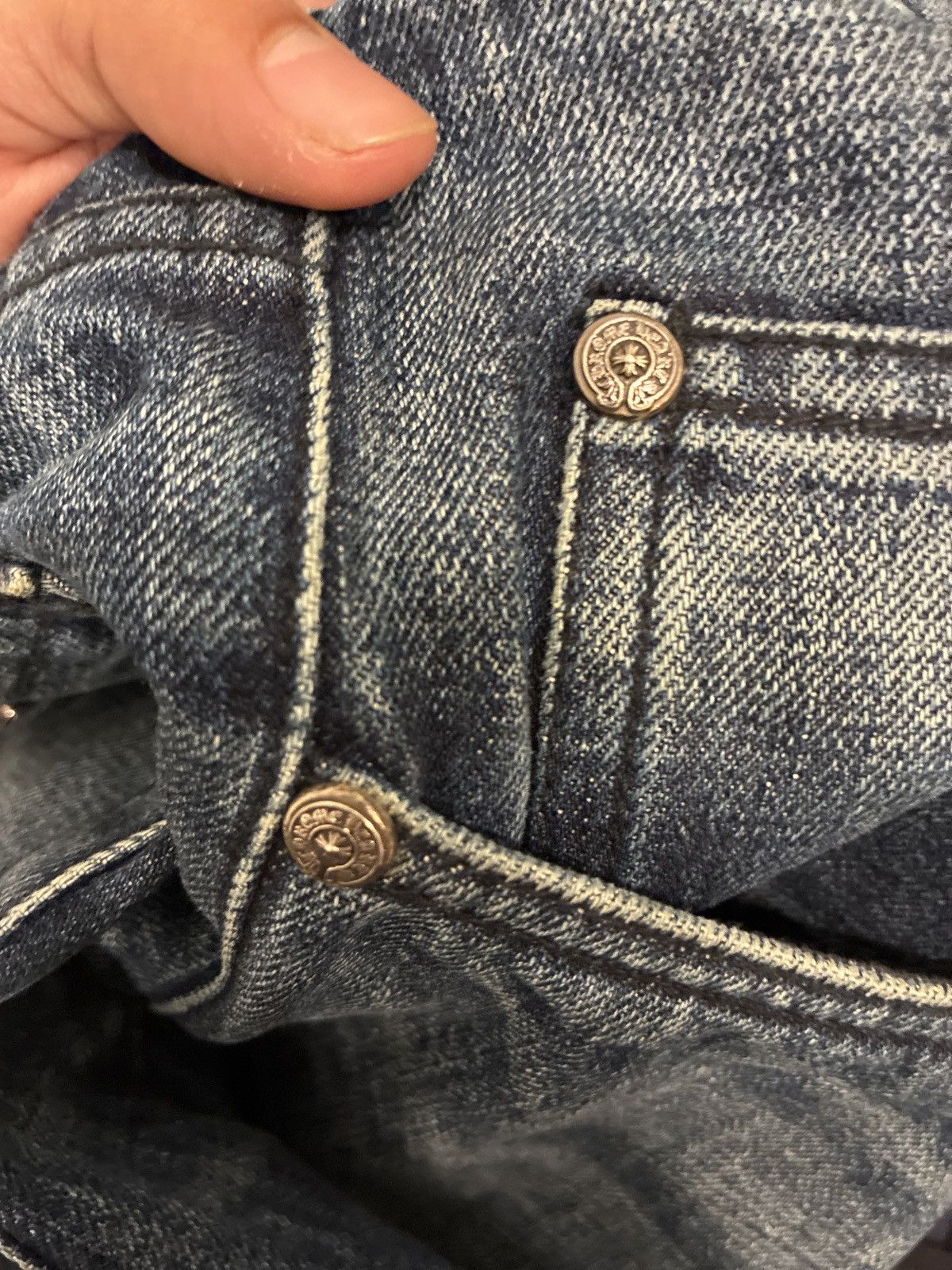 Chrome Hearts Chrome Hearts Patchwork Jean Shorts Size US 34 / EU 50 - 15 Thumbnail