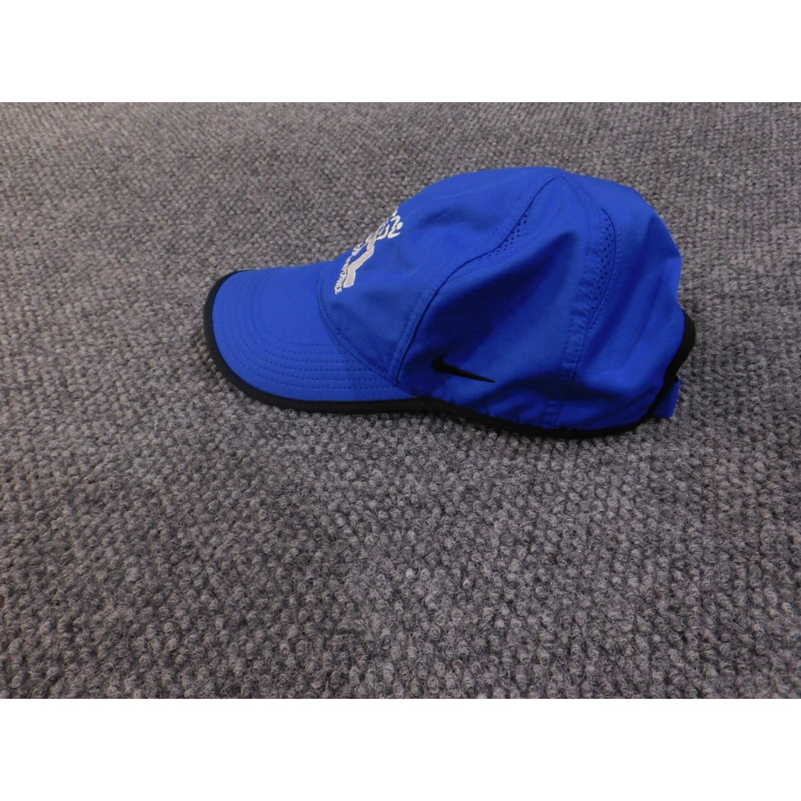 Nike Nike Hat Mens One Size Blue Dri-Fit ITL Coaching Performance Cap Strap Back Featherlight Size ONE SIZE - 4 Thumbnail