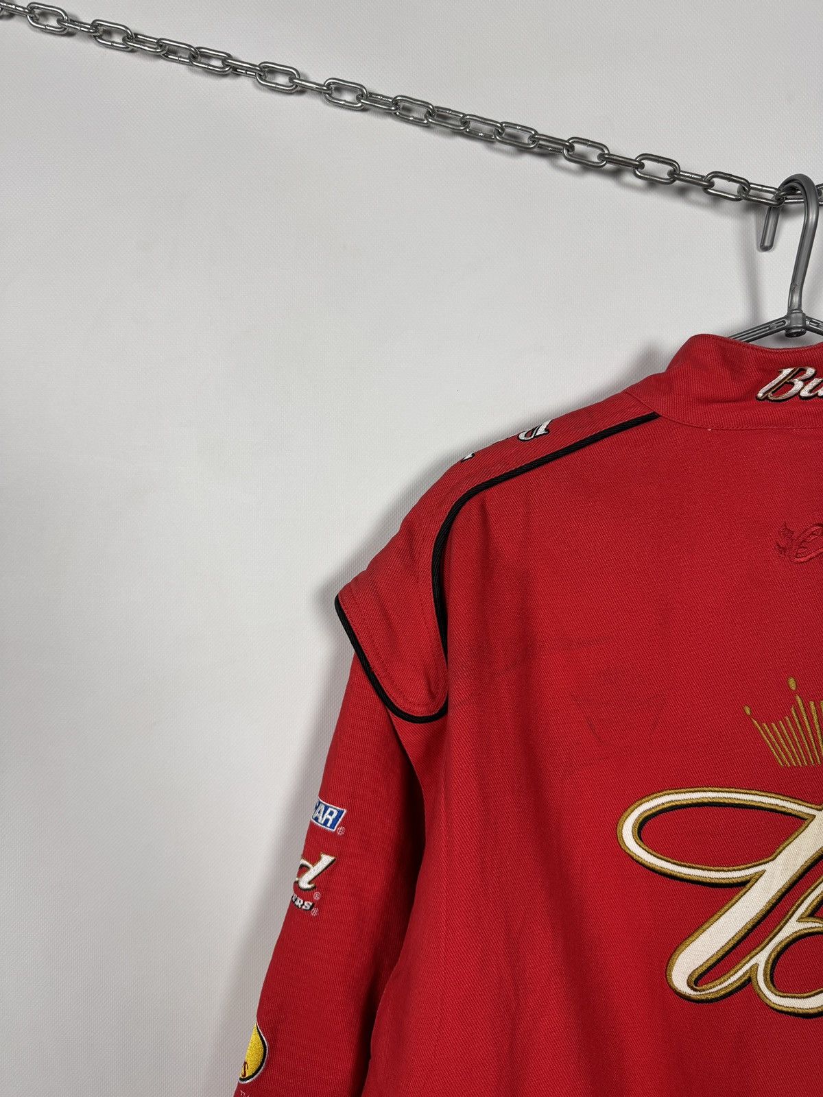 Formula 1 Vintage Chase Dale Earnhardt Jr Budweiser NASCAR Jacket XL Size US XL / EU 56 / 4 - 15 Thumbnail