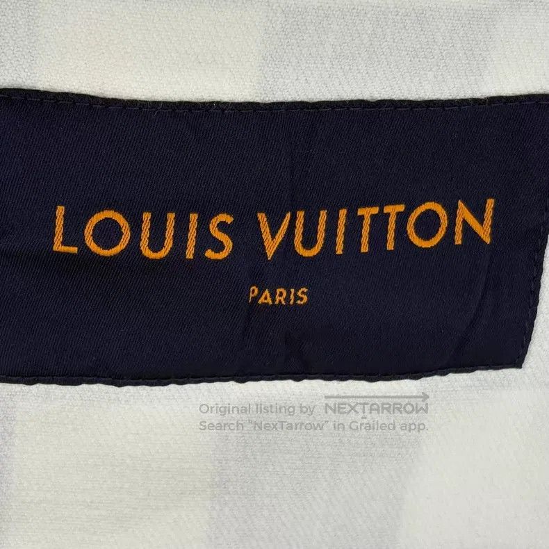 Louis Vuitton Louis Vuitton Checkerboard Tiffany Denim Jacket Size US L / EU 52-54 / 3 - 3 Thumbnail