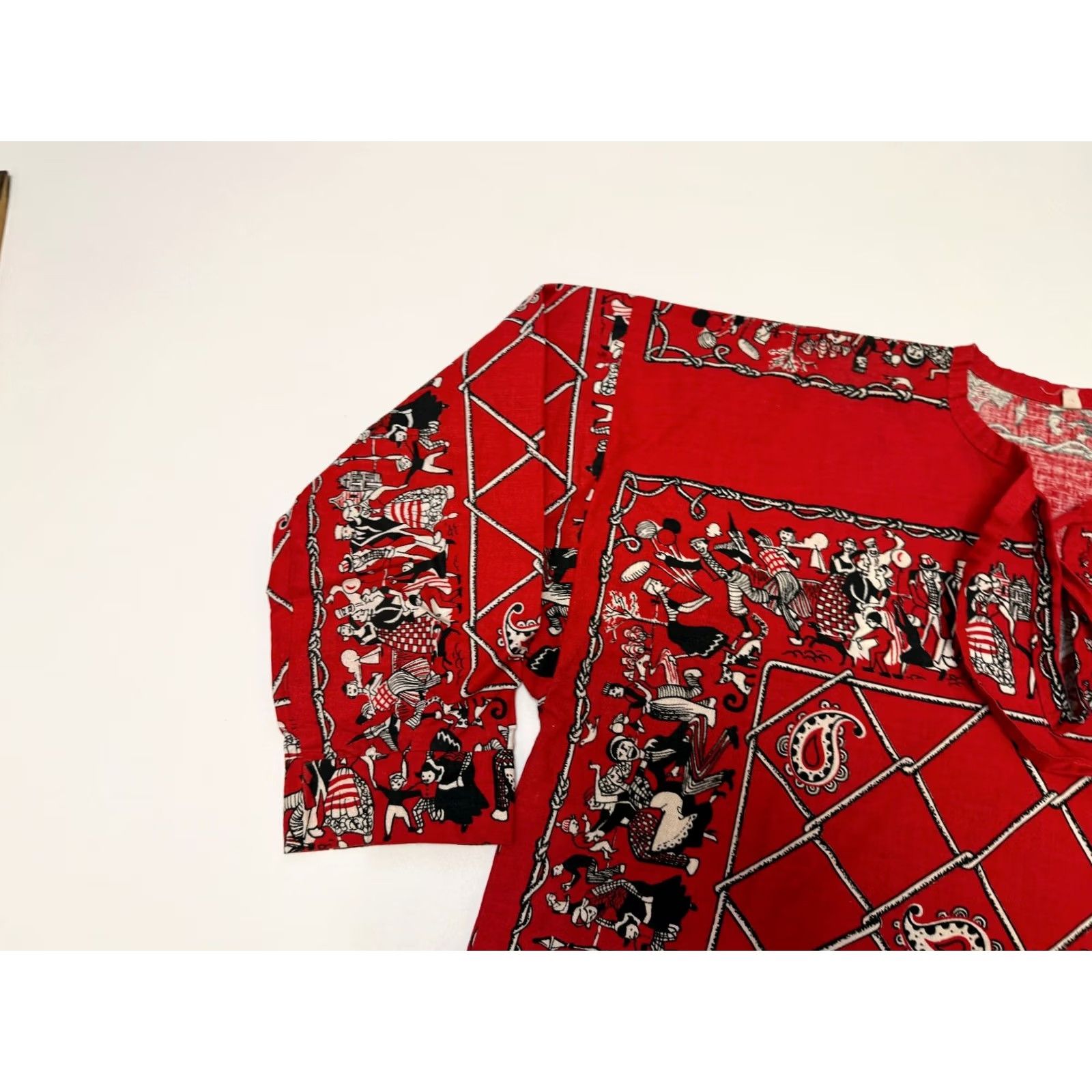 Vintage Vintage Switzerland National festival shirt Long sleeve Red Size 5 Men T-Shirt Size US S / EU 44-46 / 1 - 5 Thumbnail